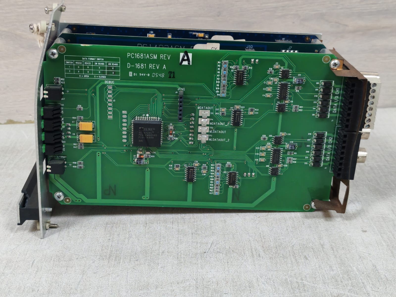 GE VR7420-2DRDT GE IFS VR7420-2DRDT 4 CH DIGITAL VIDEO RECIEVER + 2 CH DATA TRANSCEIVER 7