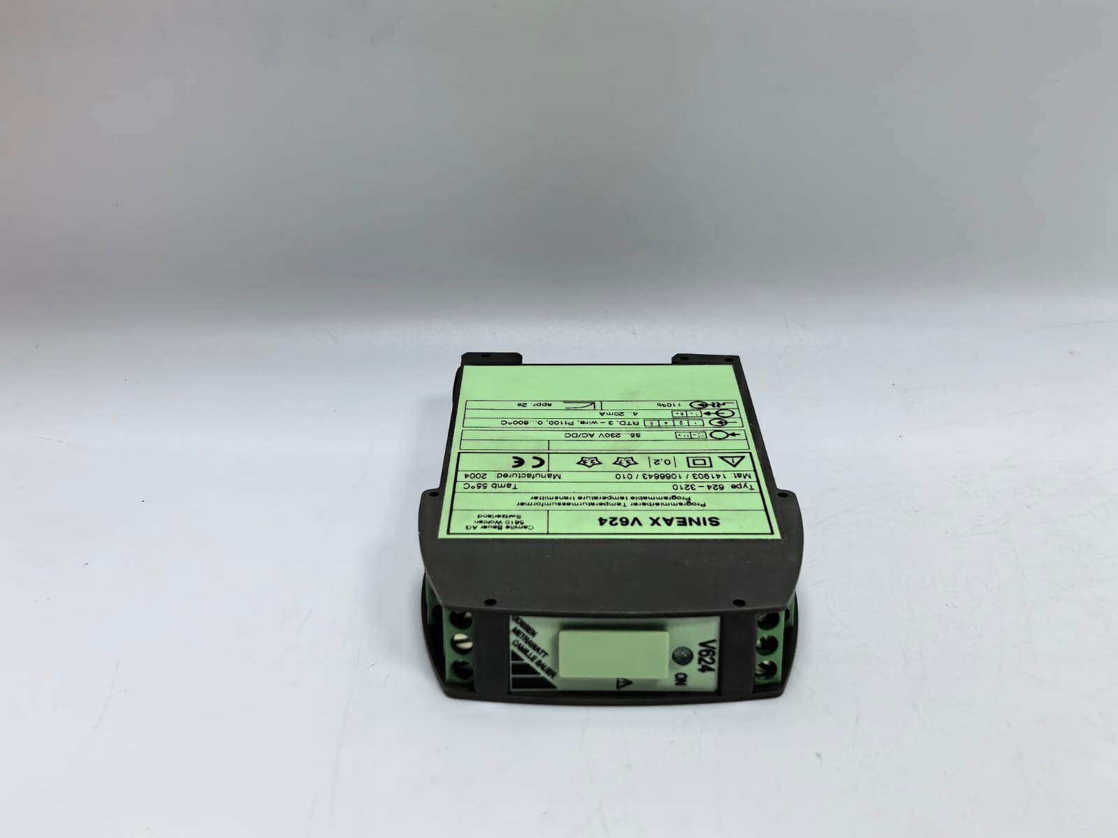 Camille Bauer V624 CAMILLE BAUER AG SINEAX V624 PROGRAMMABLE TEMPERATURE TRANSMITTER 624-3210 7
