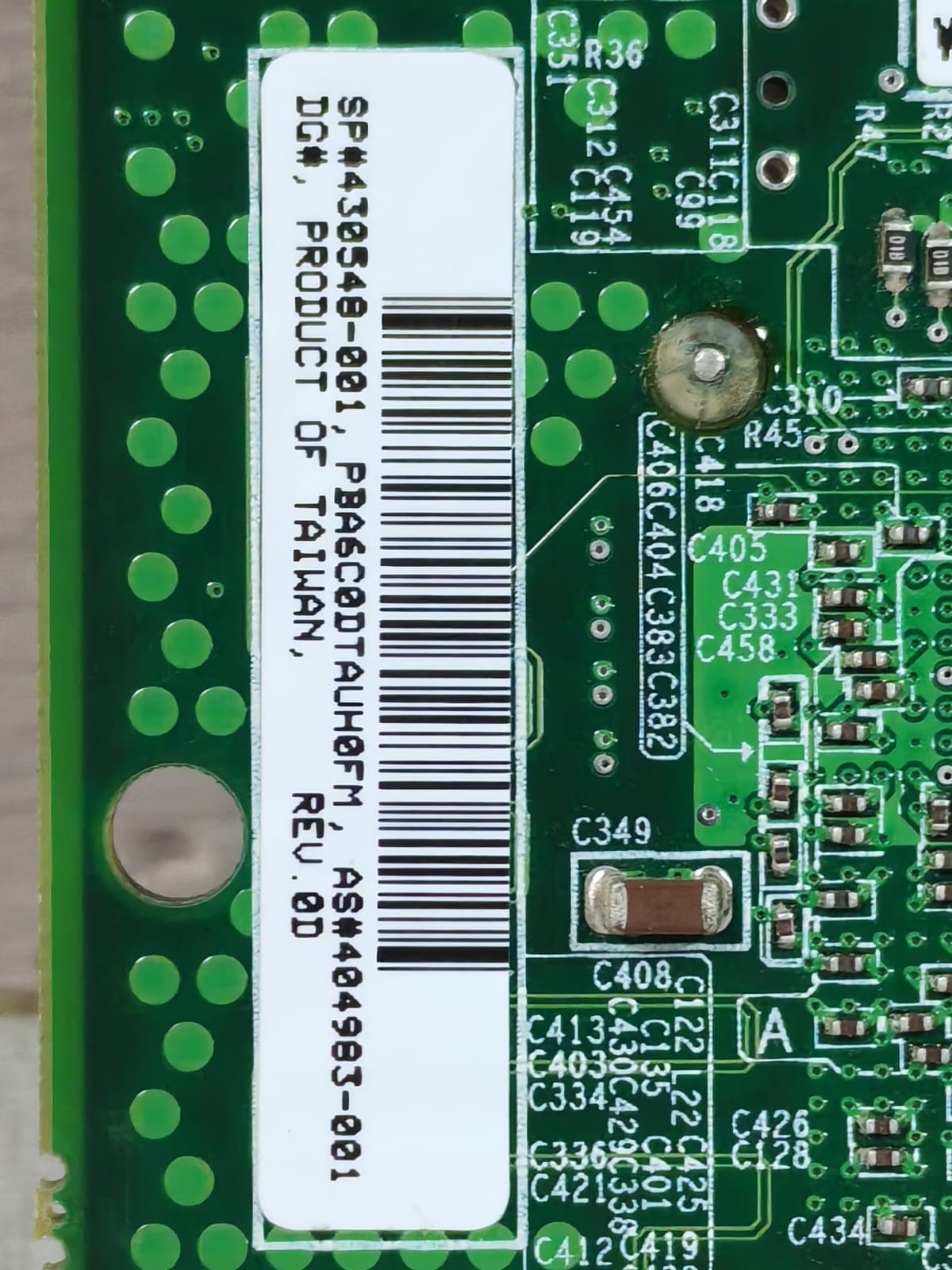 HEWLETT-PACKARD HSTNS-BN19, HSTNS-BN19 NC373M HP HEWLETT-PACKARD HSTNS-BN19 NC373m CARD 5
