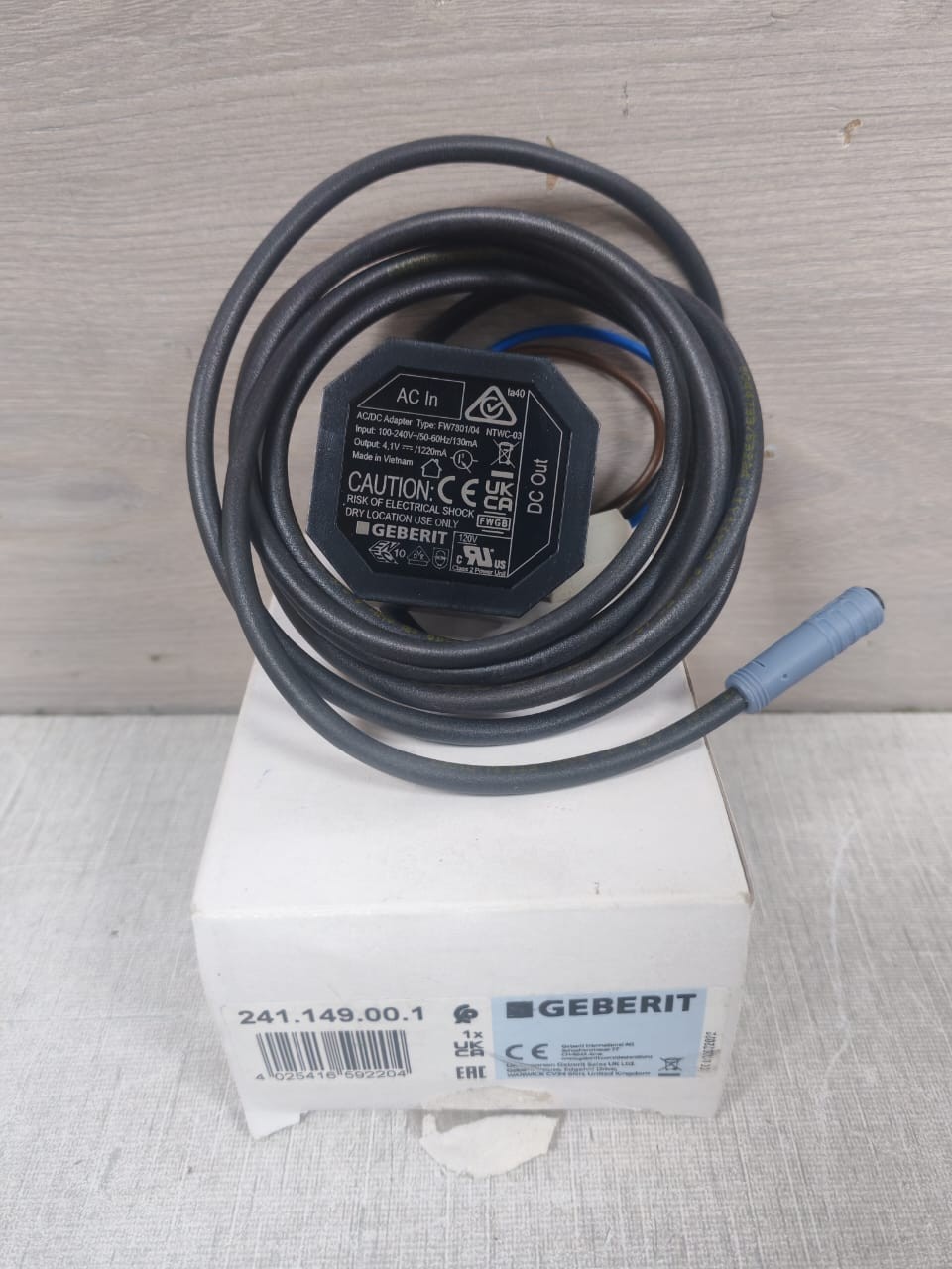 Geberit FW7801/04 Power Supply 241.149.00.1