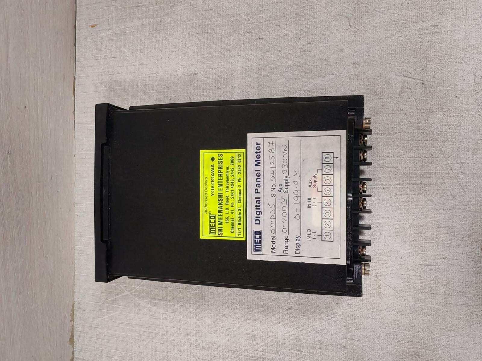 MECO SMP35 MECO SMP35 DIGITAL PANEL METER 230VAC 5