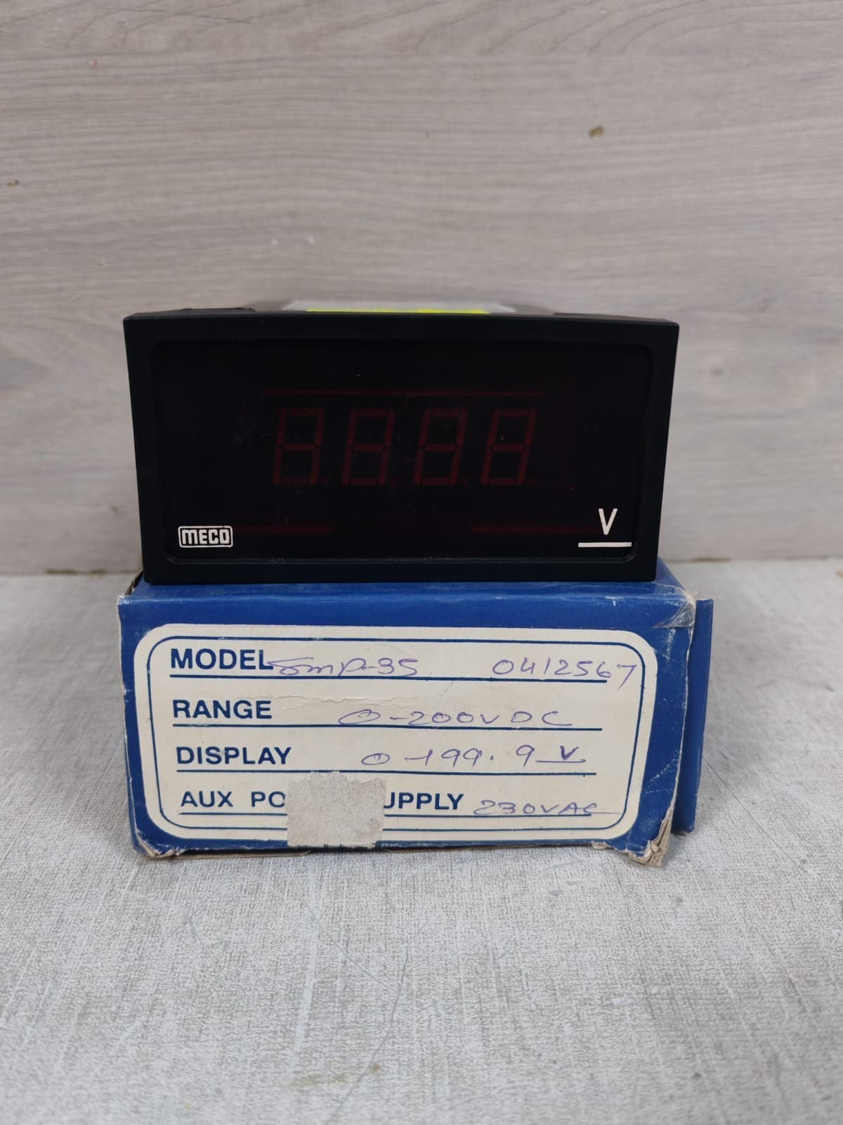 MECO SMP35 DIGITAL PANEL METER 230VAC