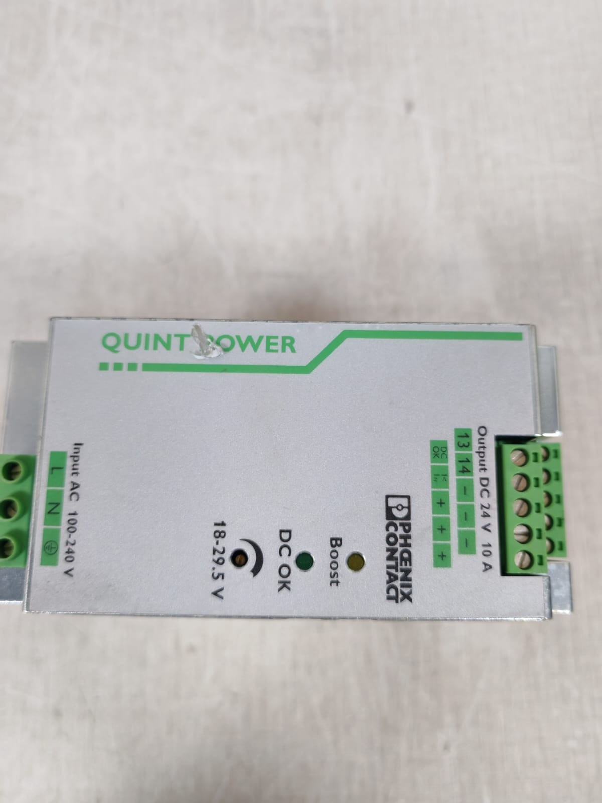 Phoenix Contact QUINT-PS/1AC/24DC/10 2866763 REV 07 PHOENIX CONTACT QUINT-PS/1AC/24DC/10 2866763 REV 07 POWER SUPPLY 2