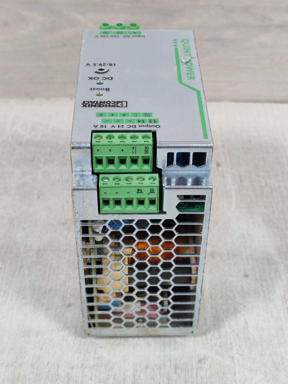 Phoenix Contact QUINT-PS/1AC/24DC/10 2866763 REV 07 PHOENIX CONTACT QUINT-PS/1AC/24DC/10 2866763 REV 07 POWER SUPPLY 9