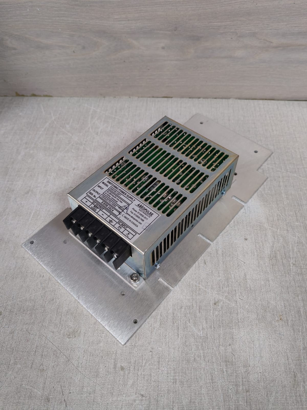 ABSOPULSE MIW100-130FT ABSOPULSE MIW100-130FT SWITCHING POWER SUPPLY 95-264VAC/2A RMS 3