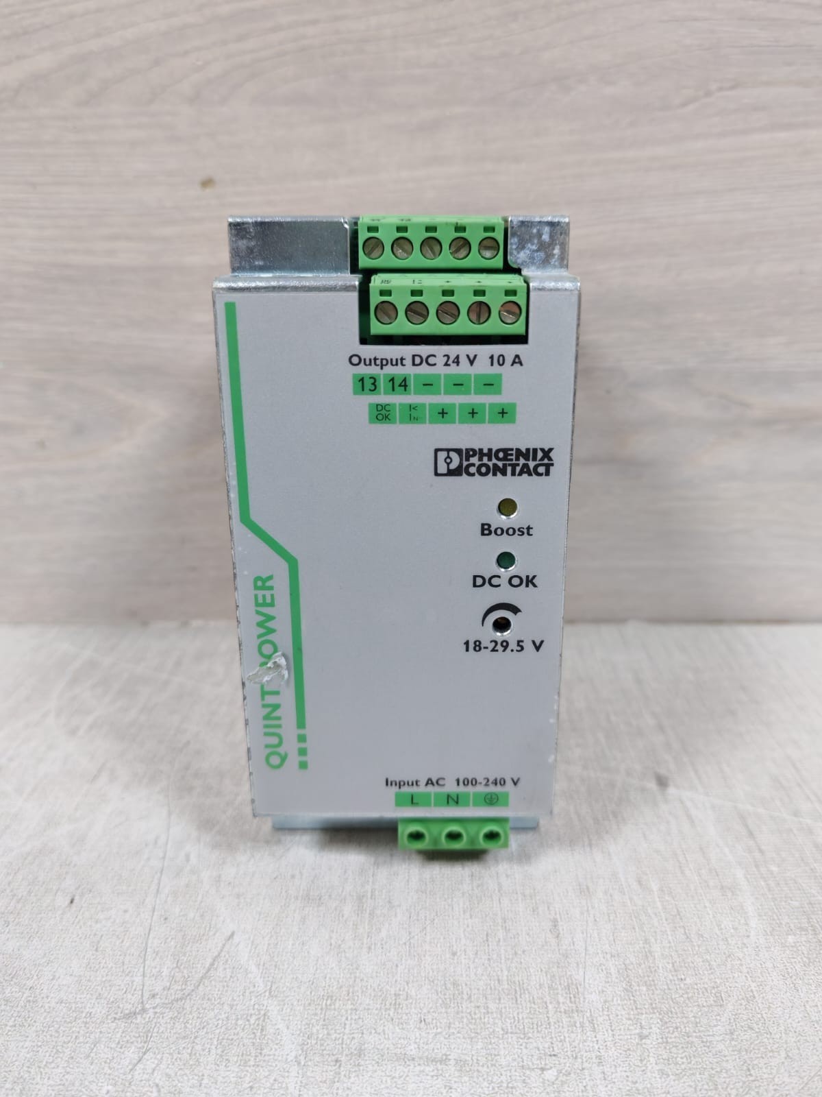 PHOENIX CONTACT QUINT-PS/1AC/24DC/10 2866763 REV 07 POWER SUPPLY