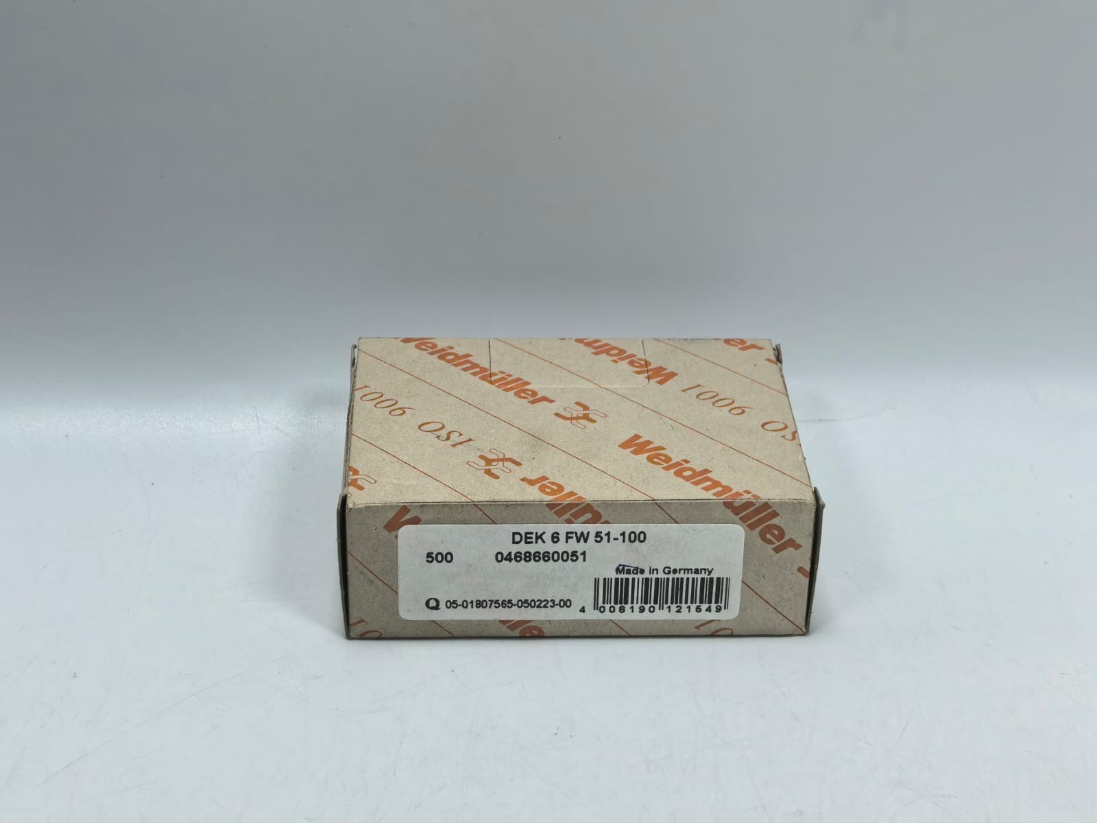 Weidmüller DEK 6 FW 51-100 WEIDMULLER DEK 6 FW 51-100 TERMINAL MARKER 0468660051 6