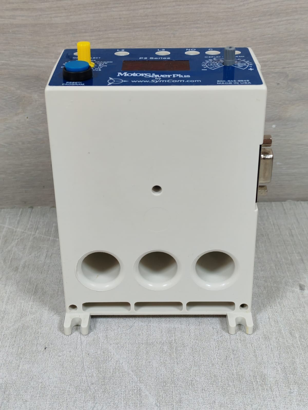 MOTOR SAVER PLUS BY SYMCOM 777-LR-P2 MOTOR SAVER PLUS BY SYMCOM P2 SERIES 777-LR-P2 ELECTRONIC OVERLOAD RELAY 10