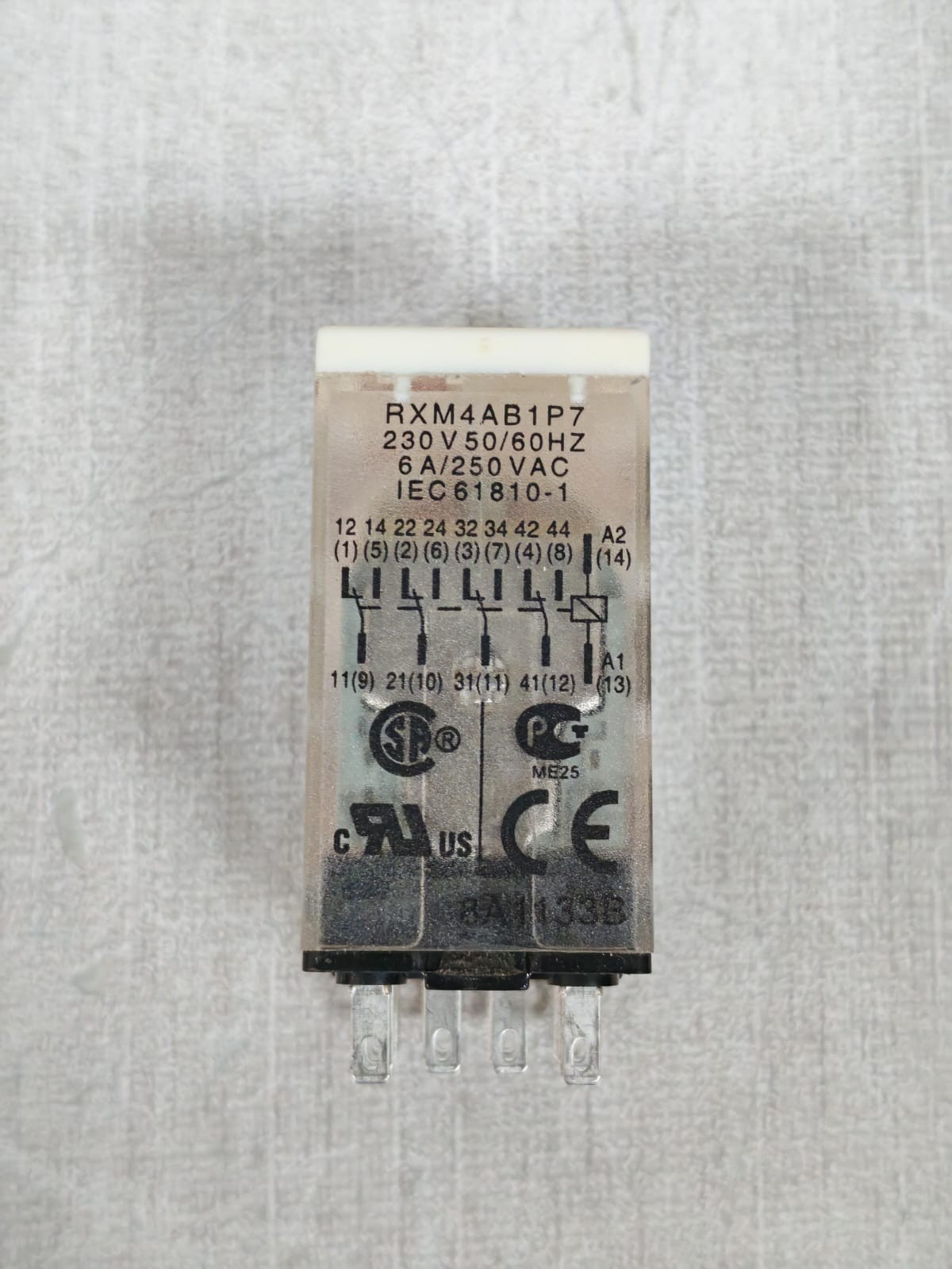 Schneider Electric RXM4AB1P7 SCHNEIDER ELECTRIC RXM4AB1P7 MINITAURE RELAY 6