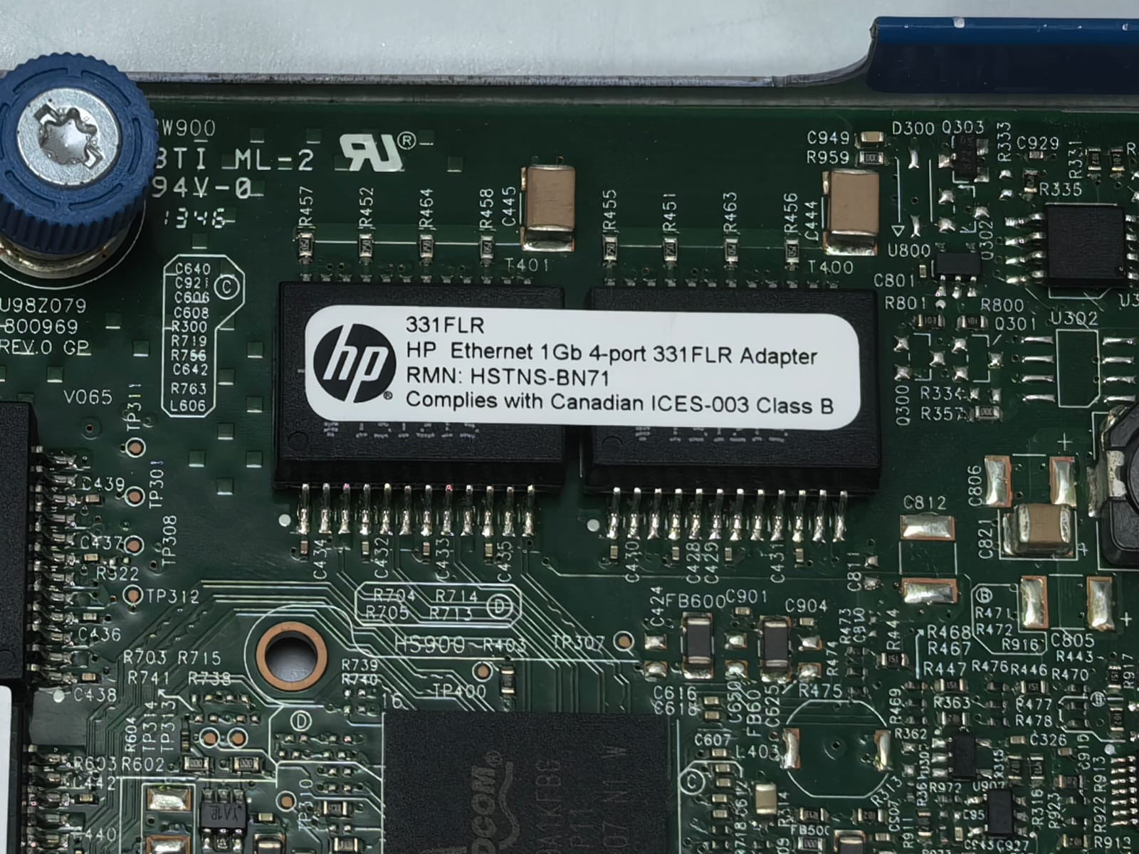 HP 331FLR HP 331FLR ETHERNET 1 GB 4-PORT 331FLR ADAPTER 2