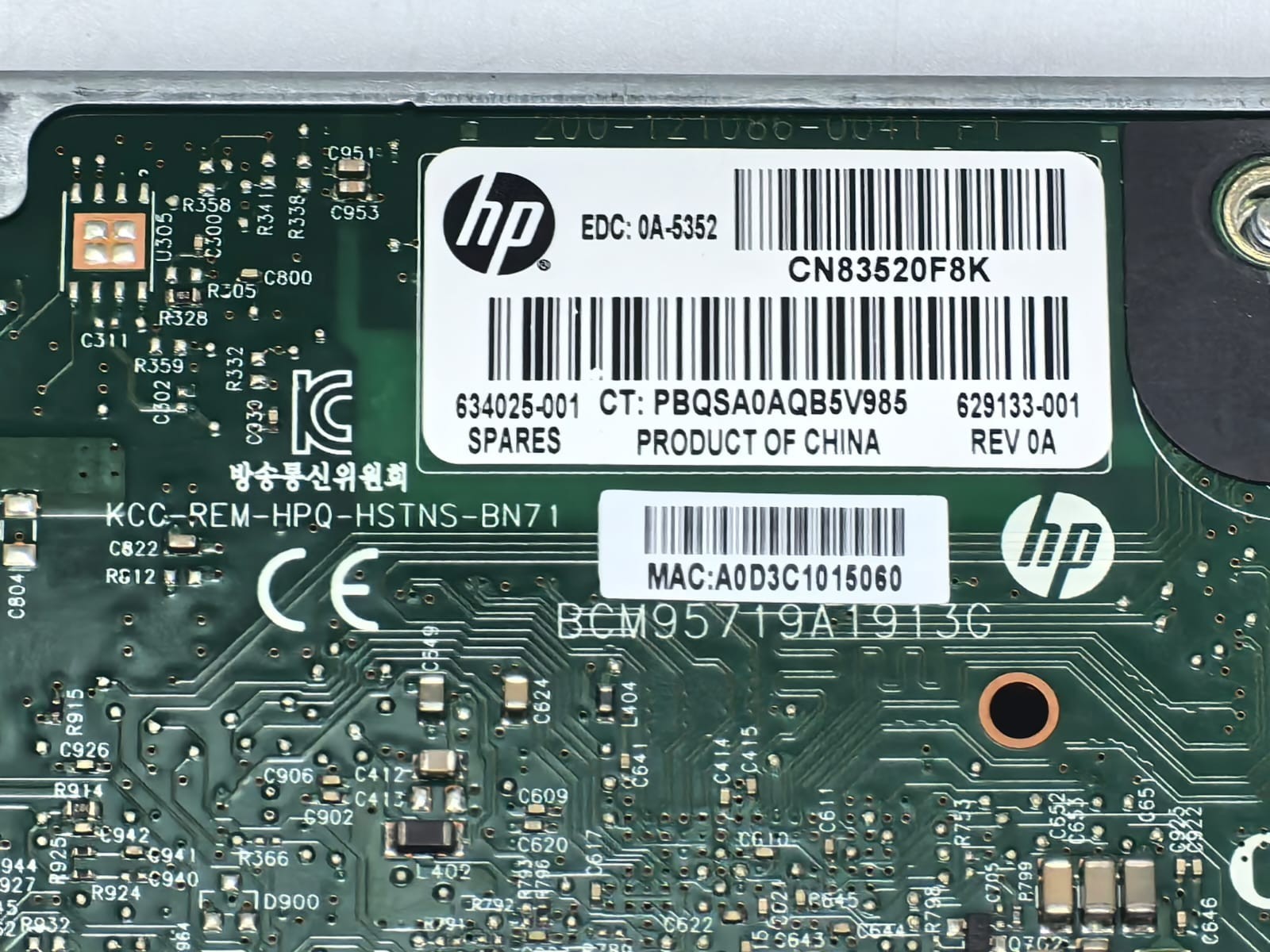 HP 331FLR HP 331FLR ETHERNET 1 GB 4-PORT 331FLR ADAPTER 4