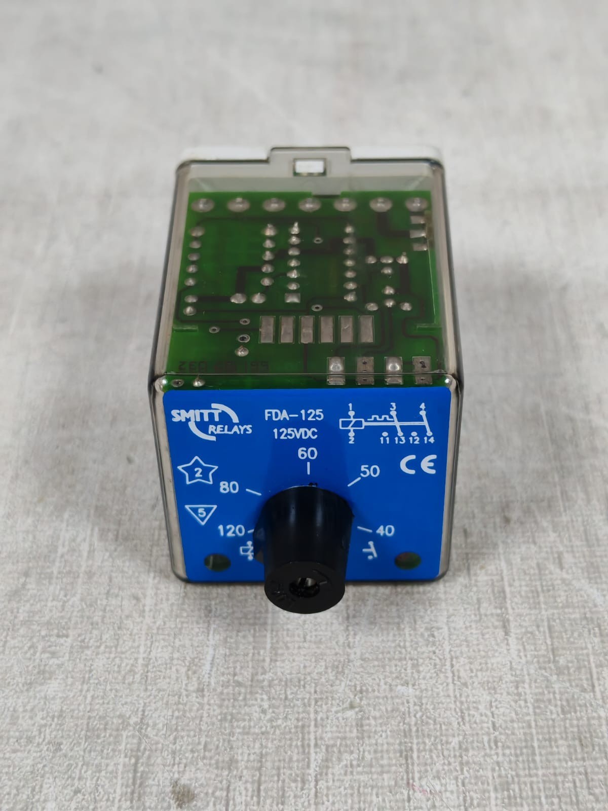 Mors Smitt FDA-125 SMITT RELAYS FDA-125 HEAVY-DUTY RELAY 125VDC 7