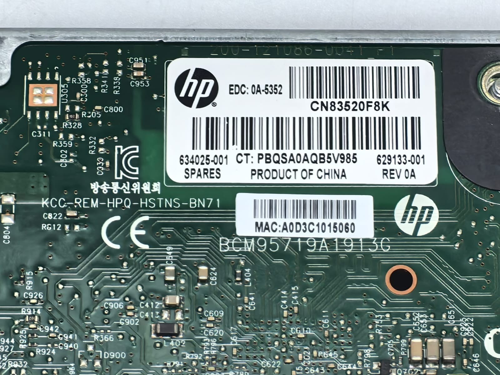 HP 4-PORT HP 331FLR ETHERNET 1 GB 4-PORT 331FLR ADAPTER 4