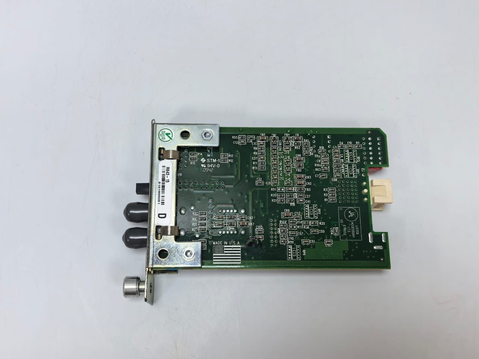 METROBILITY CARD-10 METROBILITY R643-15 CARD,10/100M TX TO 100M FX/MM-ST 4
