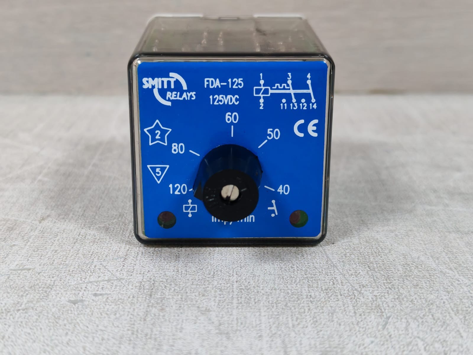 Mors Smitt FDA-125 SMITT RELAYS FDA-125 HEAVY-DUTY RELAY 125VDC 10