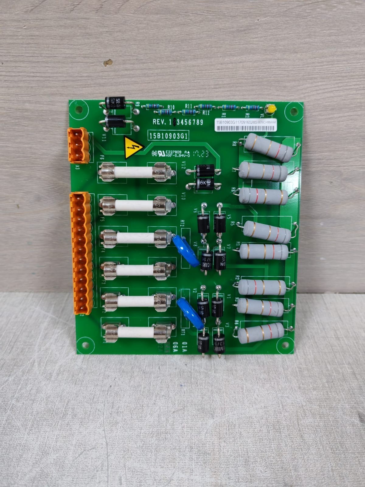 Emerson 15B10903G1 VERTIV 15B10903G1 REV.2 / 15H50581 REV.A BOARD SUPPLY INTERFACE 1