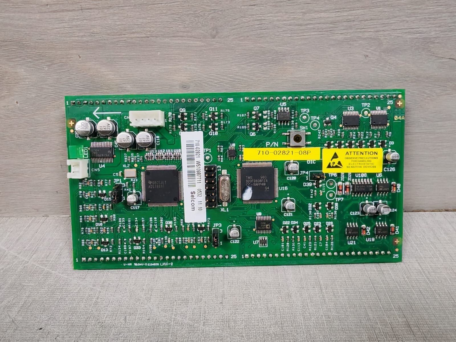Emerson 710-02821-08P EMERSON 710-02821-08P 15H50607 REV.A CIRCUIT BOARD 2