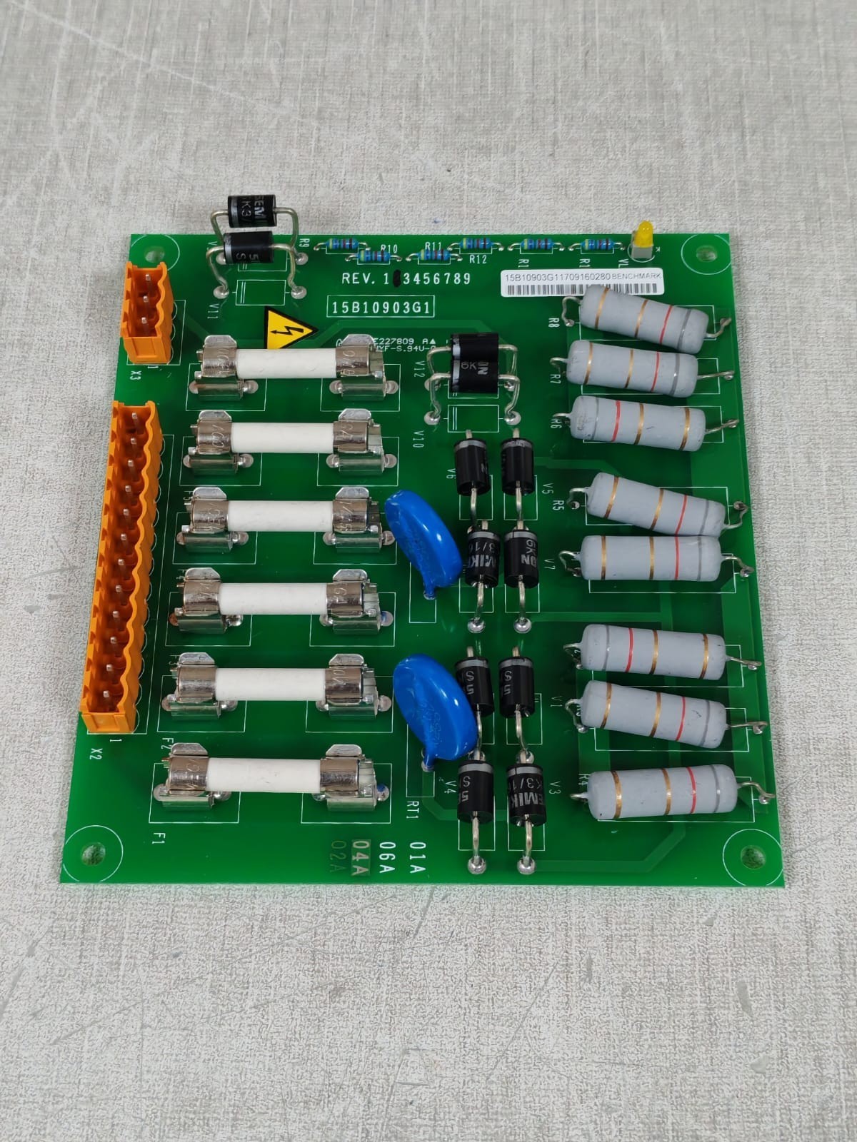Emerson 15B10903G1 VERTIV 15B10903G1 REV.2 / 15H50581 REV.A BOARD SUPPLY INTERFACE 7