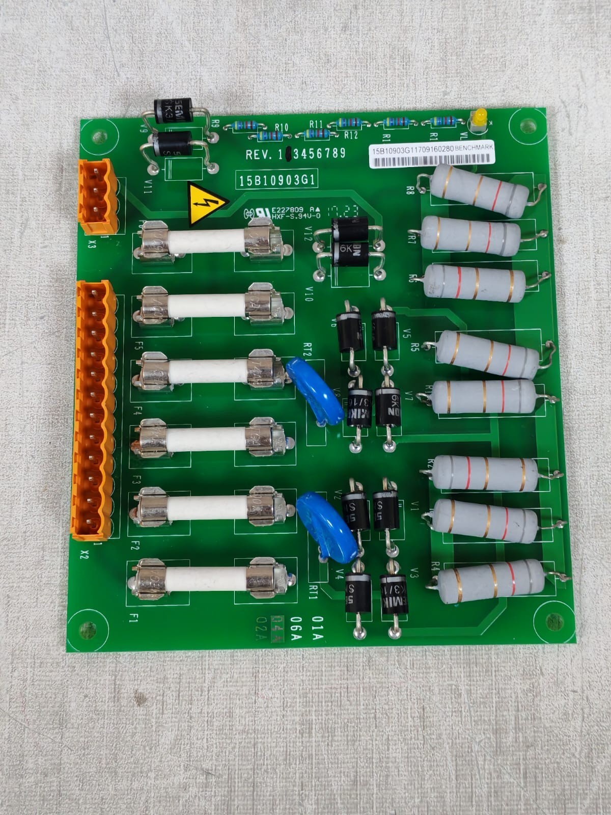 Emerson 15B10903G1 VERTIV 15B10903G1 REV.2 / 15H50581 REV.A BOARD SUPPLY INTERFACE 8