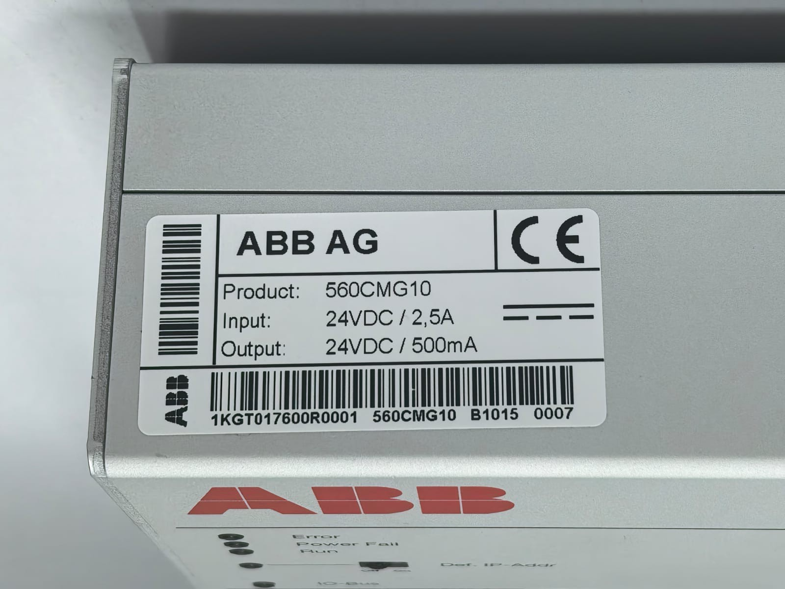 ABB RTU560 ABB RTU560 560MG10 REMOTE TERMINAL UNIT 1KGT017600R0001 5