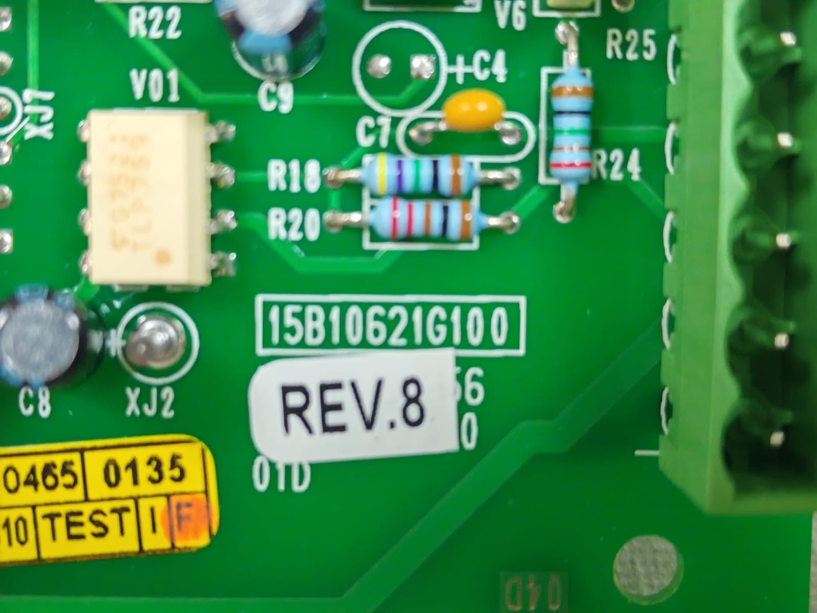 Siemens 15B10621G100 SIEMENS 15B10621G100 REV.8 15C50416 REV.D PRINTED CIRCUIT BOARD 5
