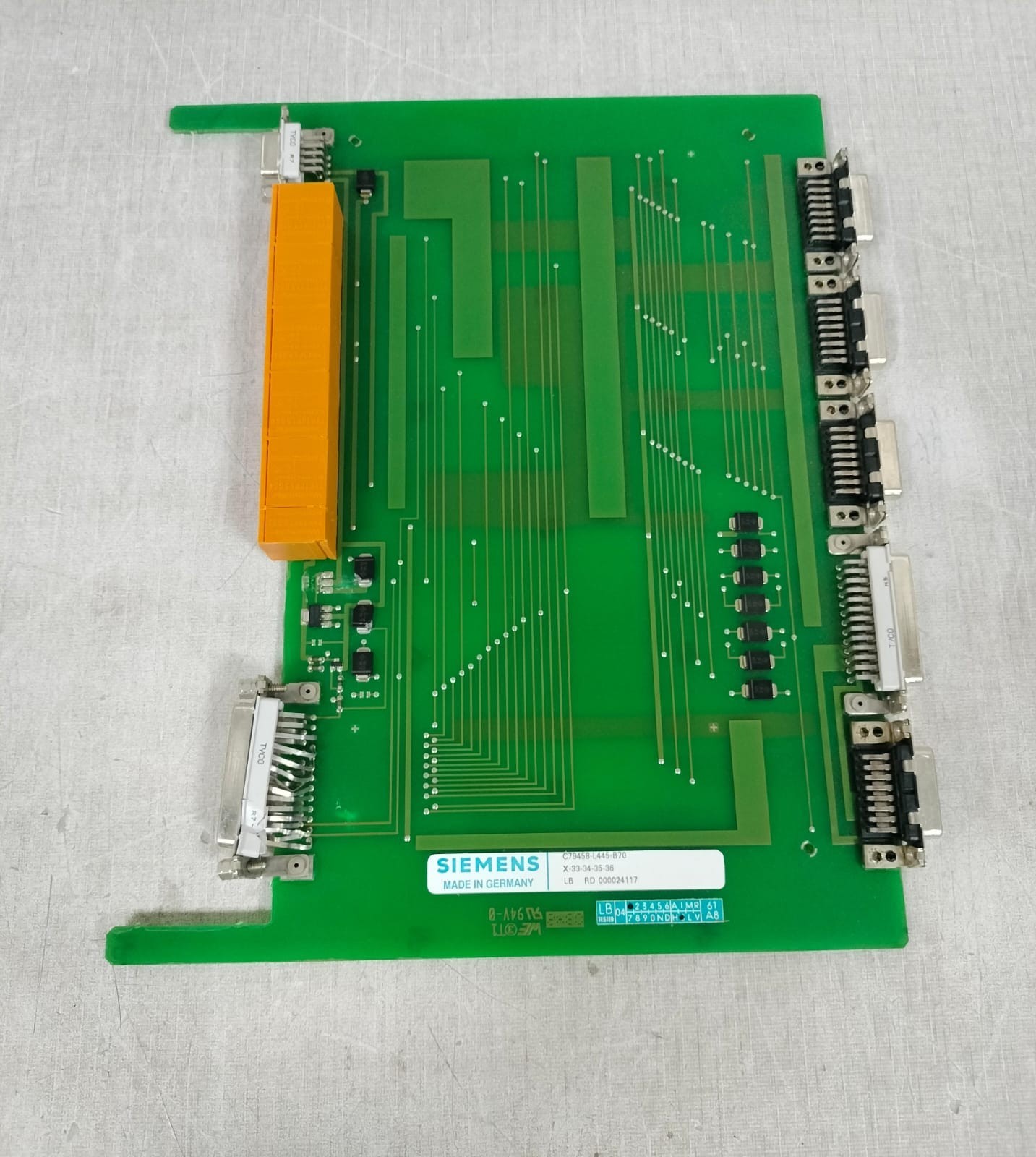 Siemens C79458-L445-B70 C794040-A6310-C432-04 SIEMENS C79458-L445-B70 C794040-A6310-C432-04 LTU DISTRIBUTOR 3