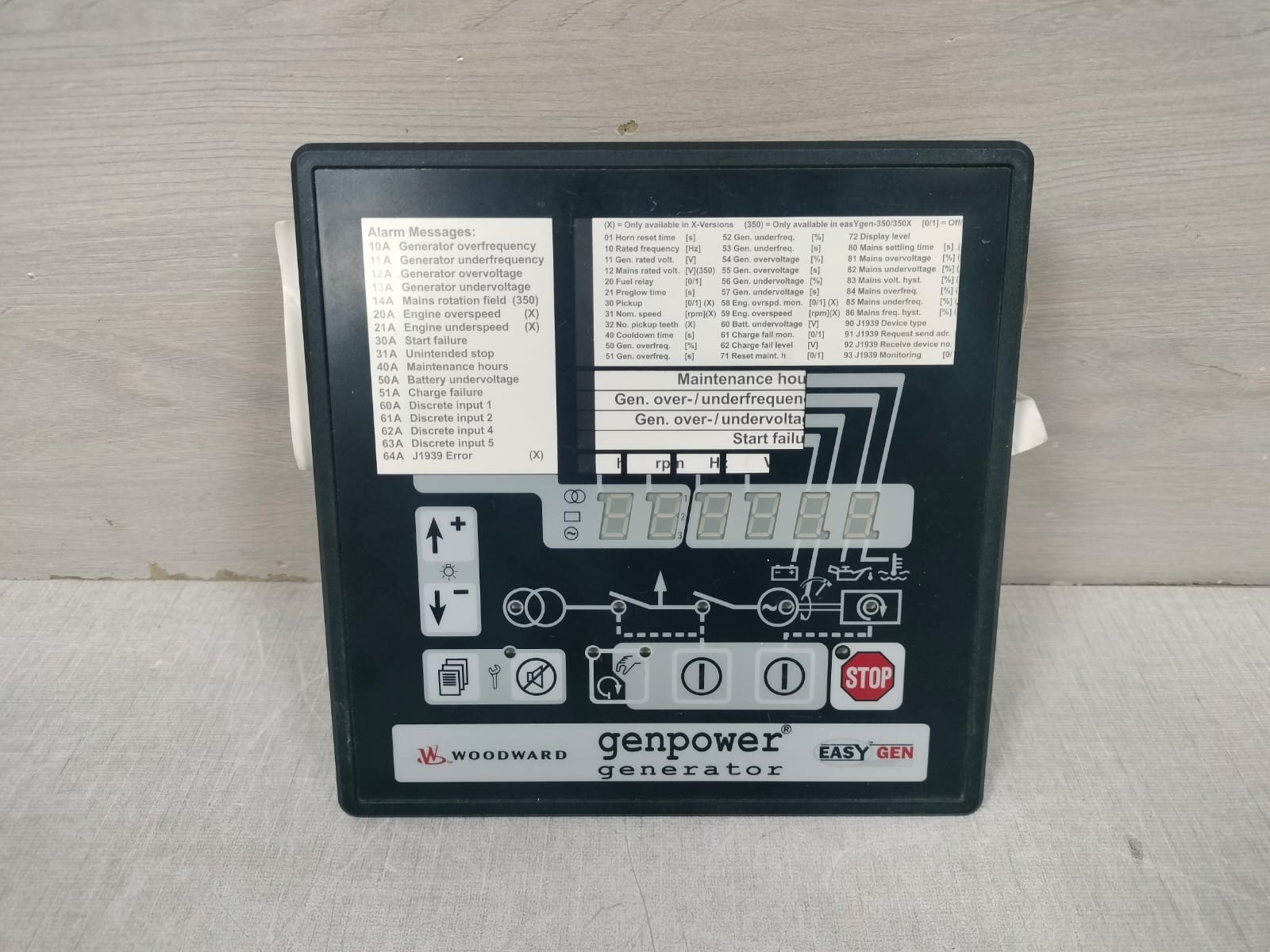 Woodward EASYGEN-350 WOODWARD 8440-1786 D EASYGEN-350 GENPOWER GENERATOR 2