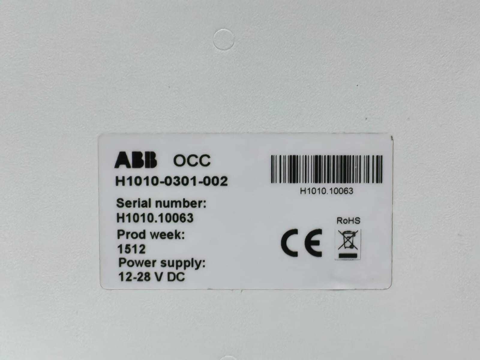 ABB H1010-0301-002 ABB OCC H1010-0301-002 PROCESSOR MODULE 6