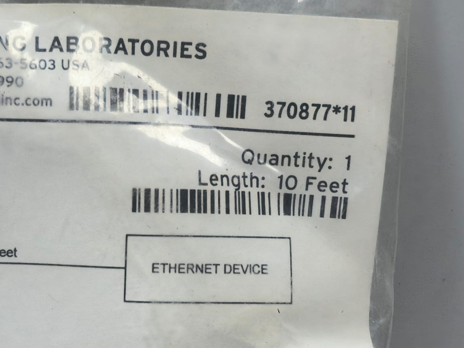 SEL C627 SEL C627 ETHERNET CABLE 10 FEET 3