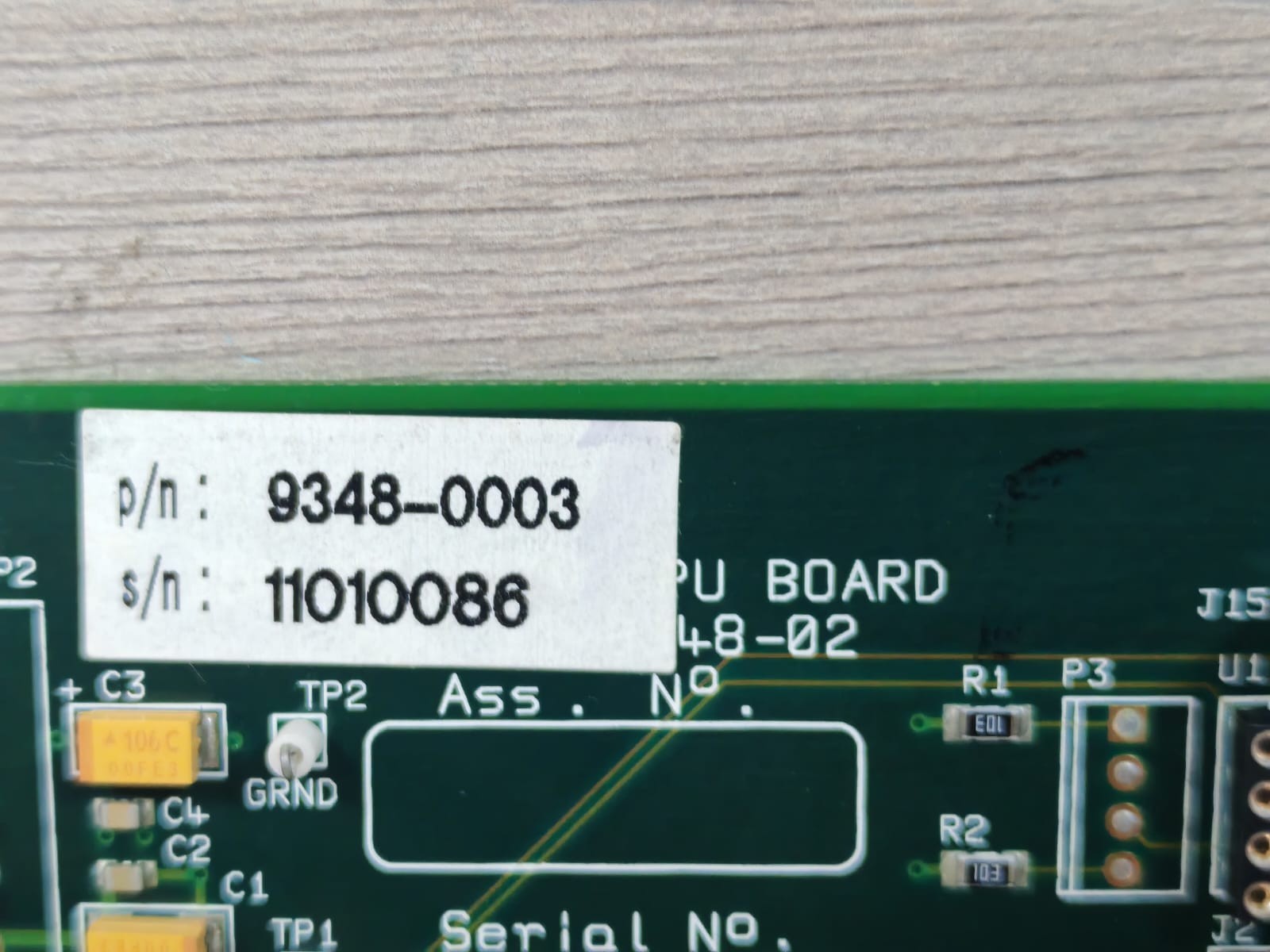 QUALITRON 9348-0003/ 12-8348-02 QUALITRON 9348-0003/ 12-8348-02 CPU BOARD 2