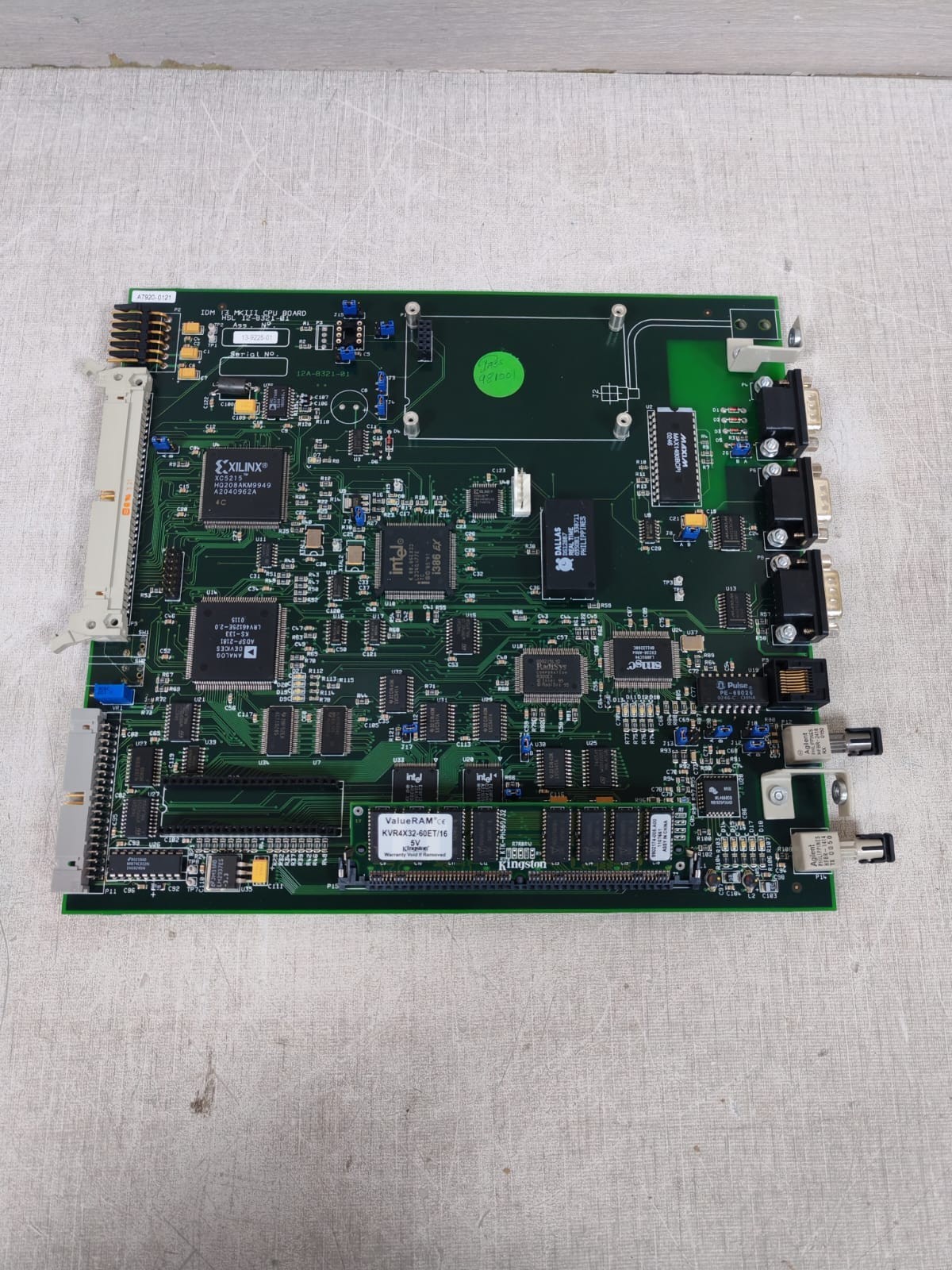 QUALITRON 13-9225-01 / 12A-8321-01 QUALITRON 13-9225-01 / 12A-8321-01 IDM MKIII CPU BOARD 8