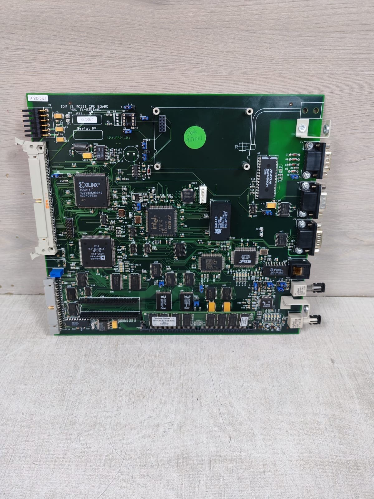QUALITRON 13-9225-01 / 12A-8321-01 IDM MKIII CPU BOARD