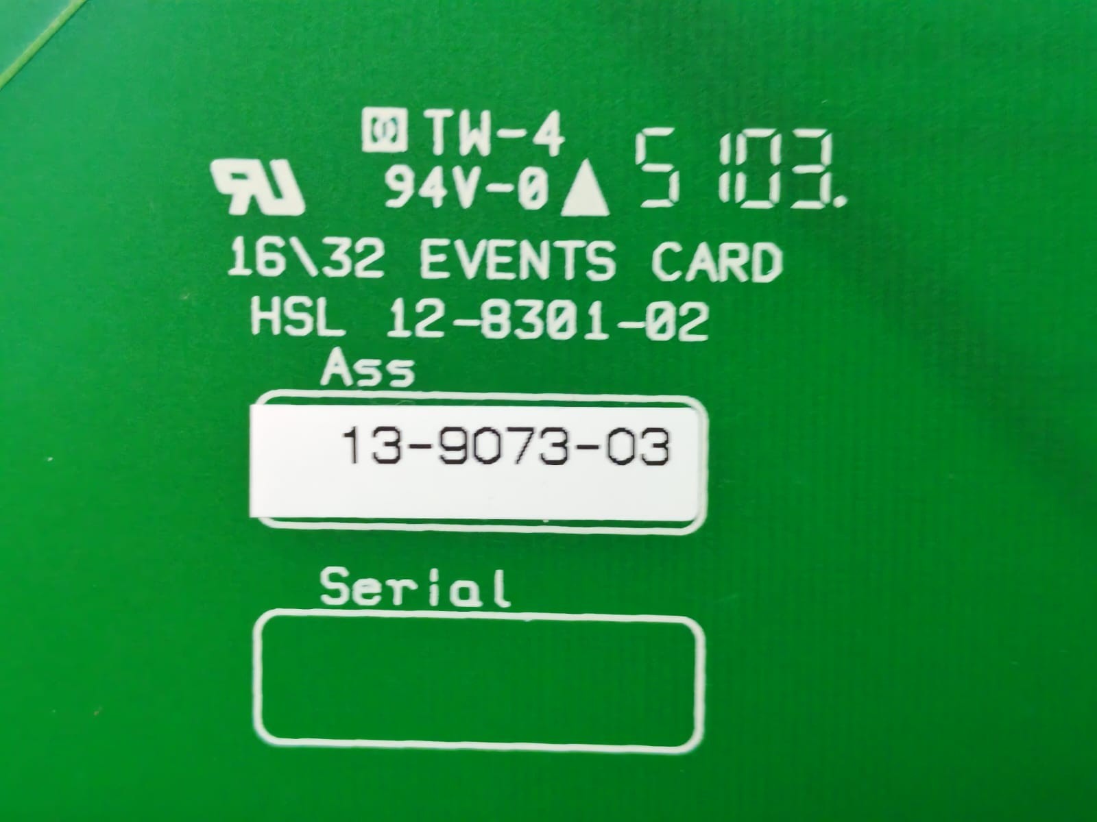 QUALITROL 13-9073-03 / 12-8301-02 QUALITROL 13-9073-03 / 12-8301-02 16/32 EVENTS CARD 4