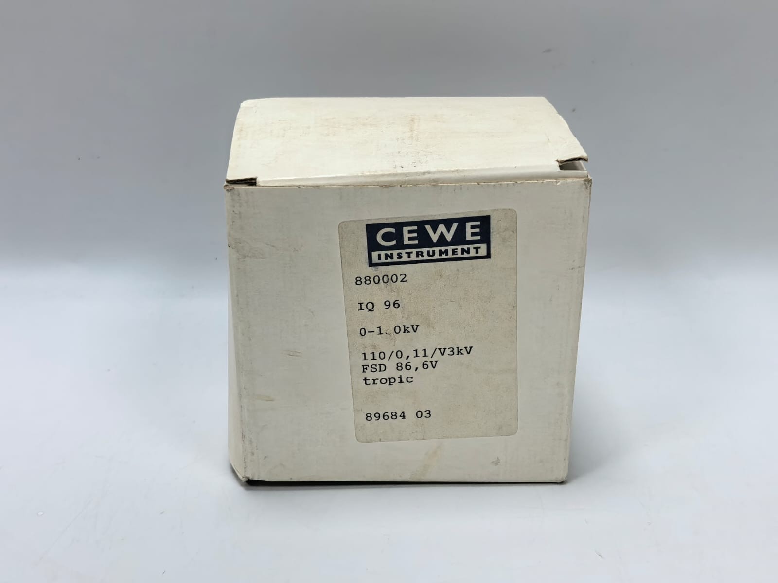 CEWE INSTRUMENTS IQ96 CEWE INSTRUMENTS IQ96 PANEL METER 0-150KV 8
