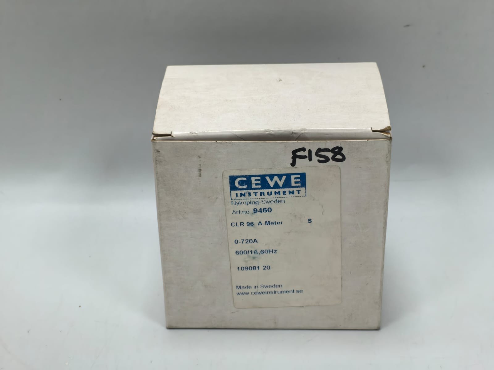 CEWE INSTRUMENTS CLR96 CEWE INSTRUMENTS CLR96 VOLT ANALOG PANEL METER 9460 0-720A 8