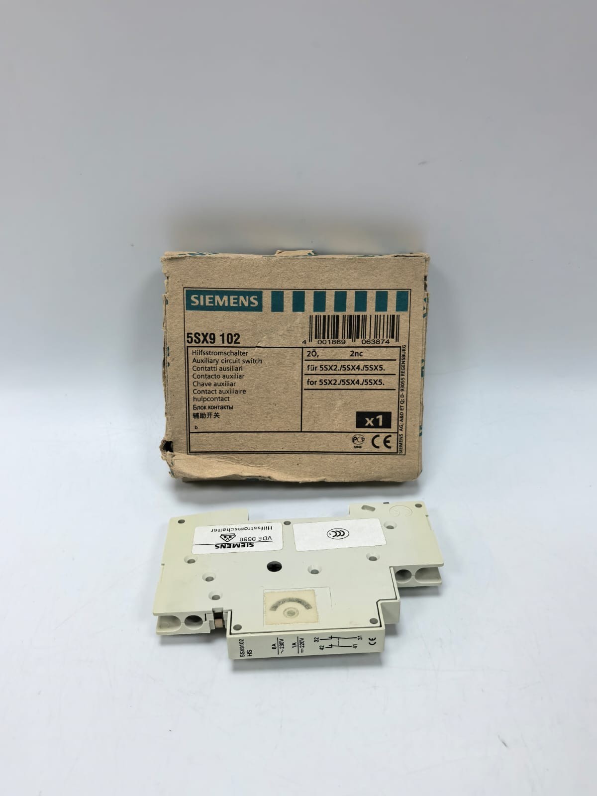 SIEMENS 5SX9 109 AUXILIARY CIRCUIT SWITCH