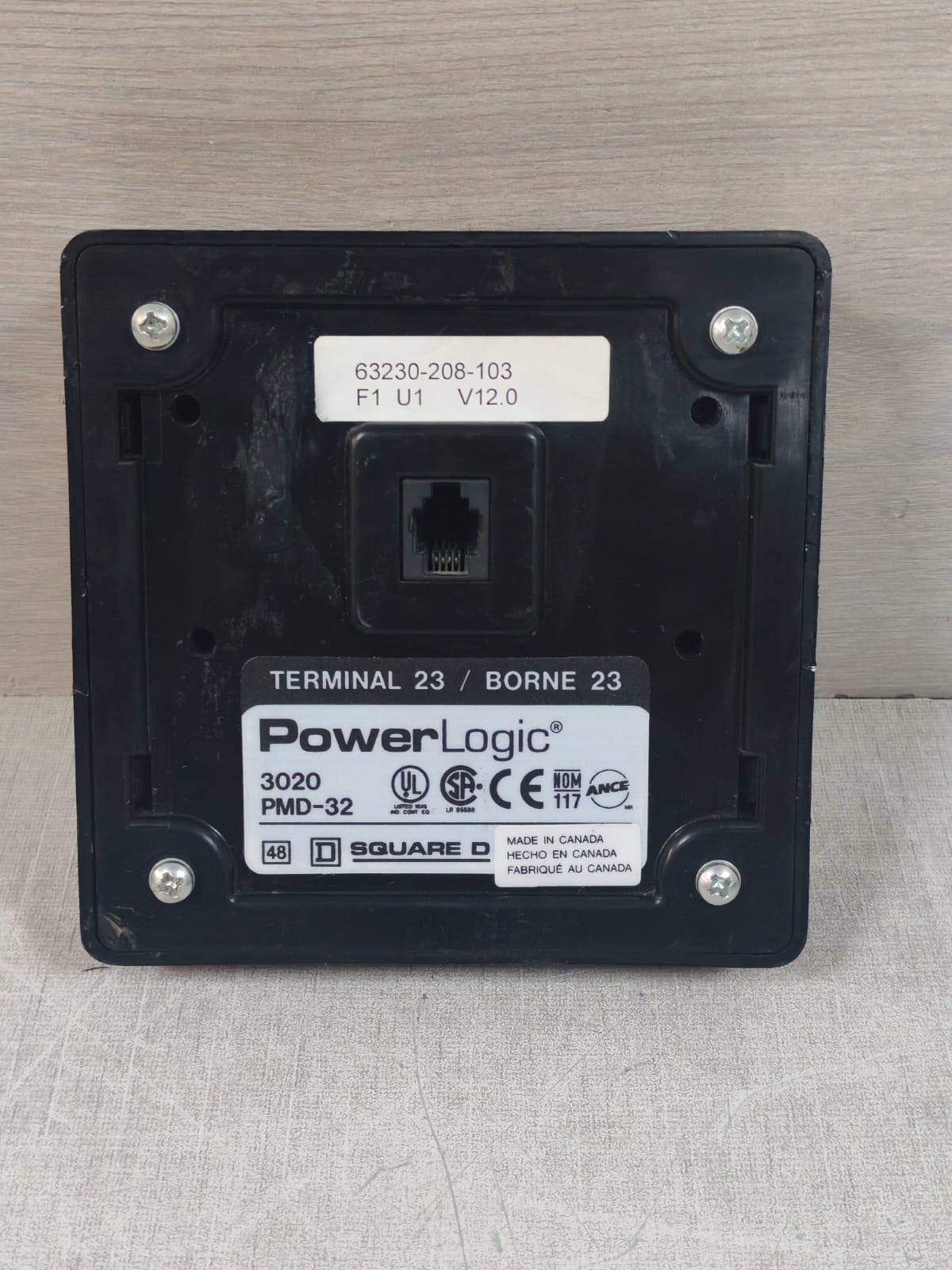 Square D 3020 PMD-32 SQUARE D POWERLOGIC 3020 PMD-32 POWER METER 8