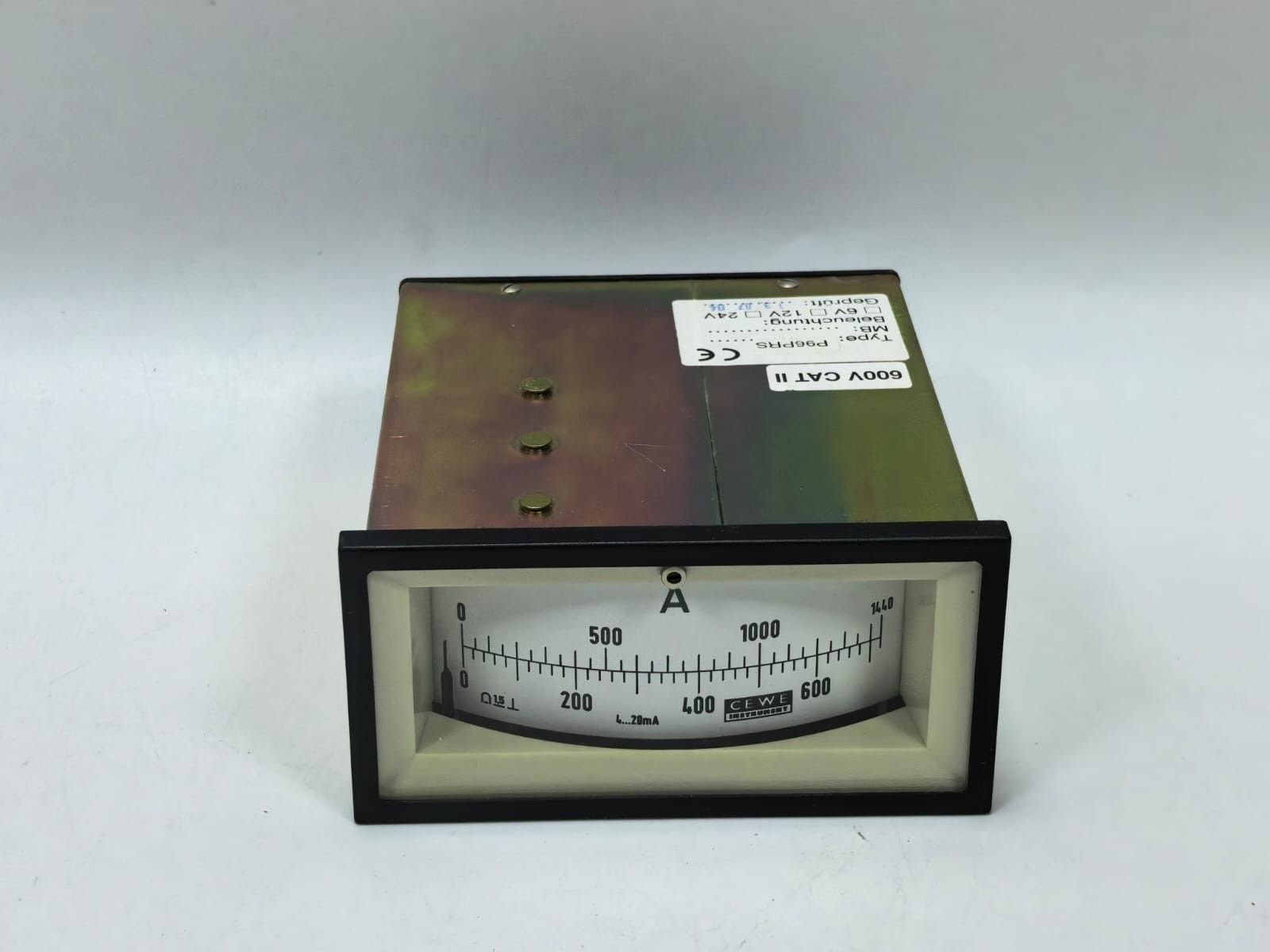 CEWE INSTRUMENT P96PRS CEWE INSTRUMENT P96PRS AMMETER 600V 2
