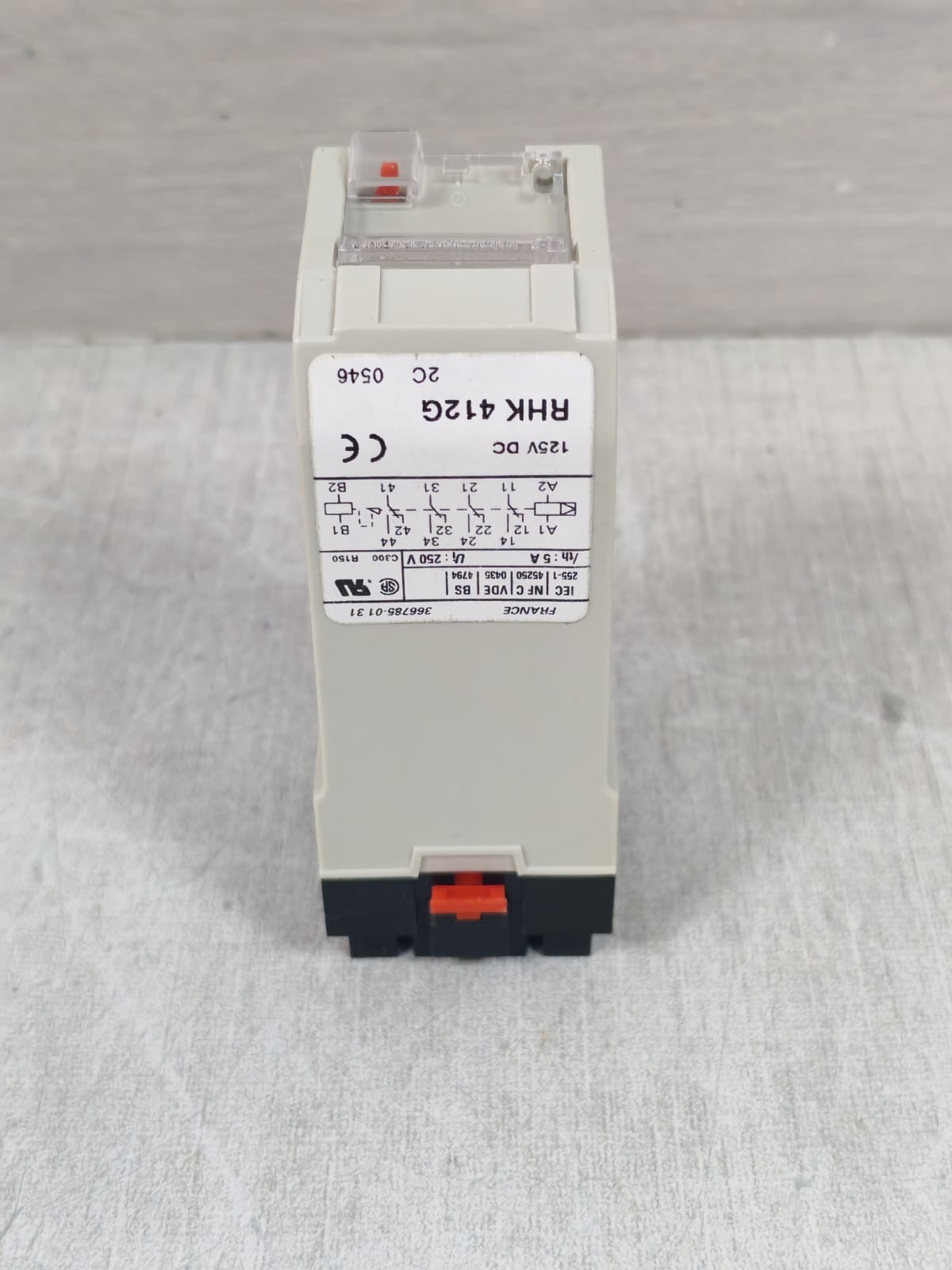 Schneider Electric RHK412G TELEMECANIQUE RHK412G 022048 LATCH RELAY 125V 6