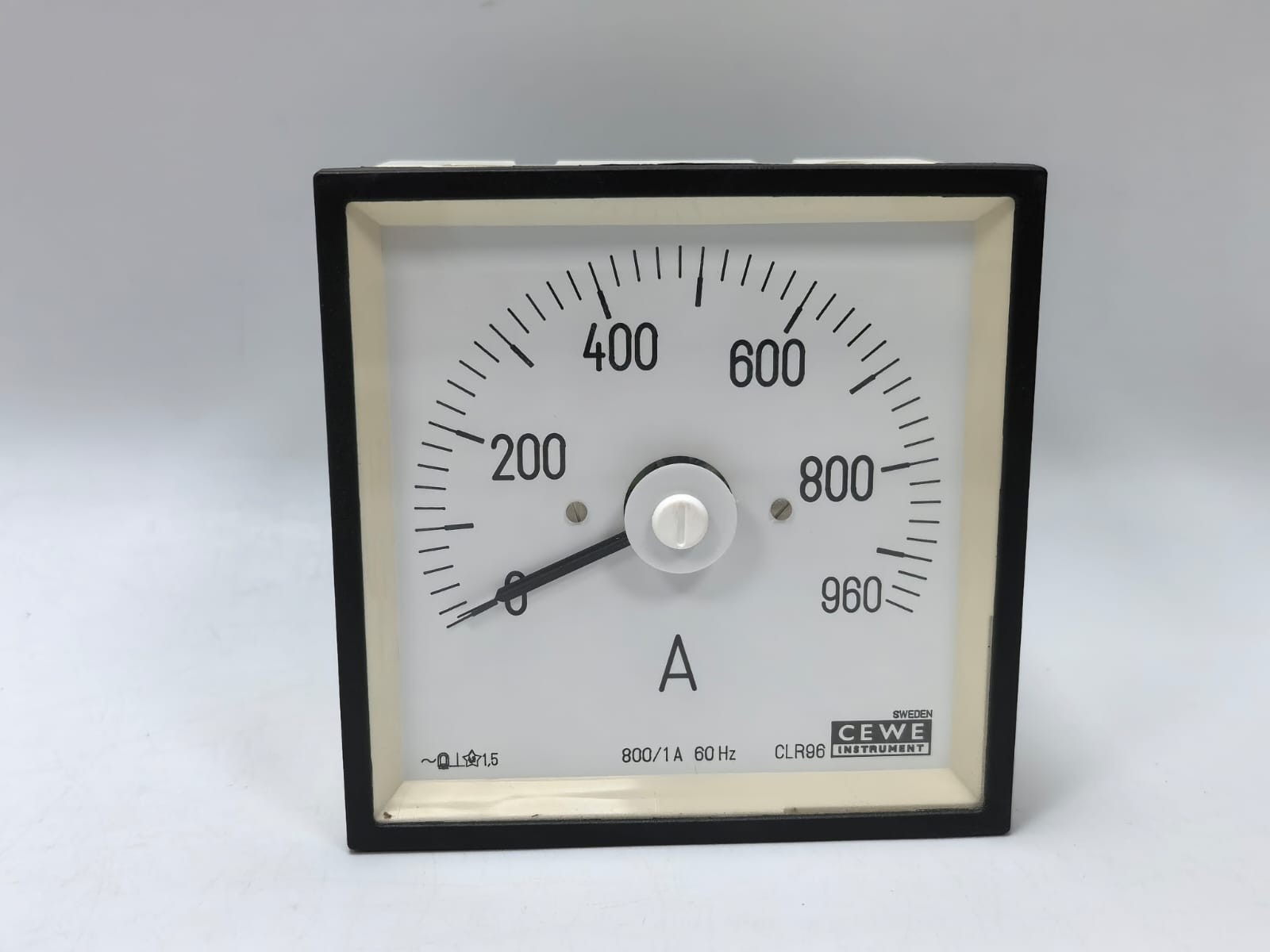 CEWE CLR96 CEWE INSTRUMENTS CLR96 A-METER 9460 0-960A,800/1A 60HZ 2