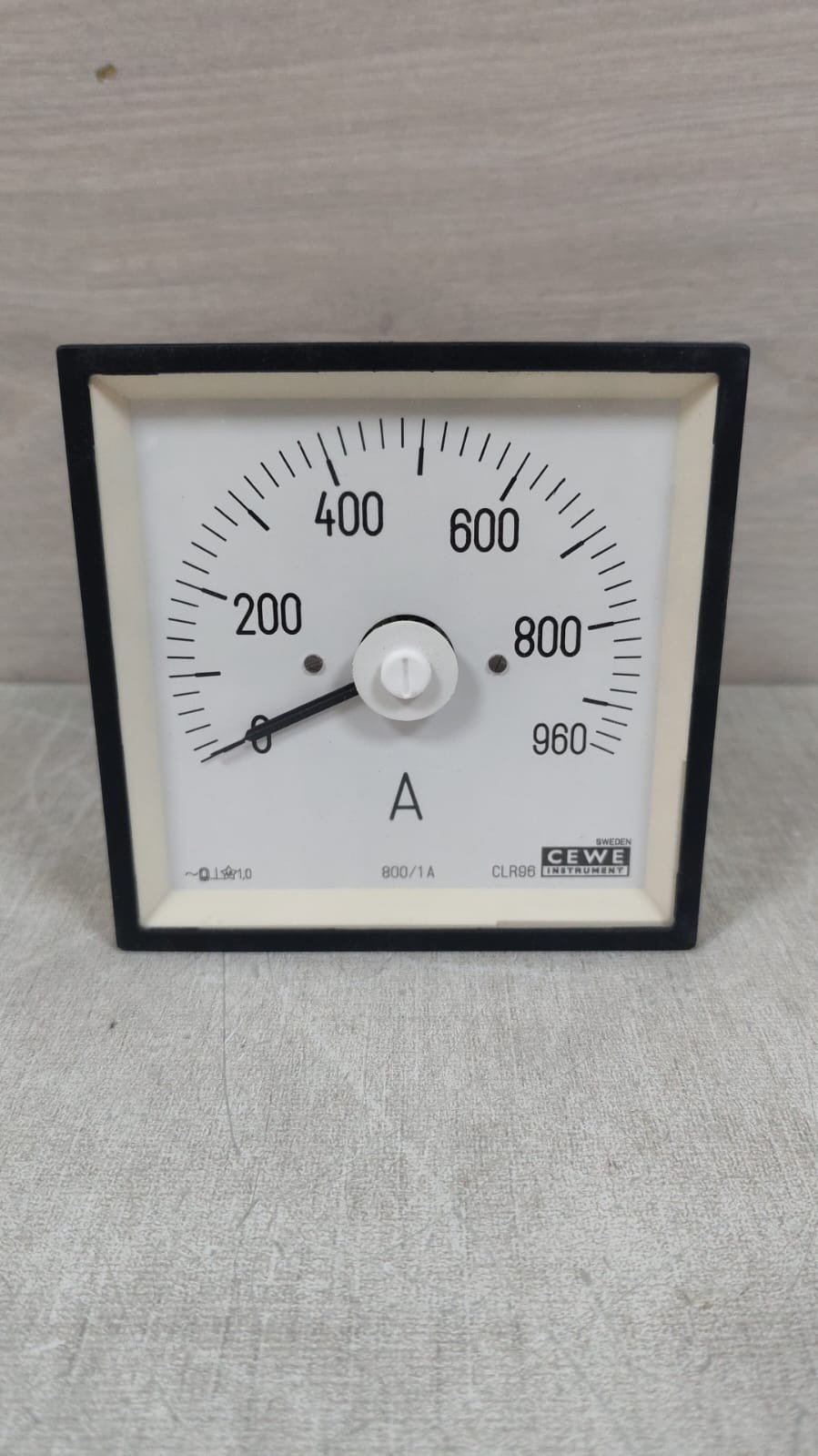 CEWE CLR96 CEWE INSTRUMENTS CLR96 A-METER 9460 0-960A,800/1A 60HZ 3
