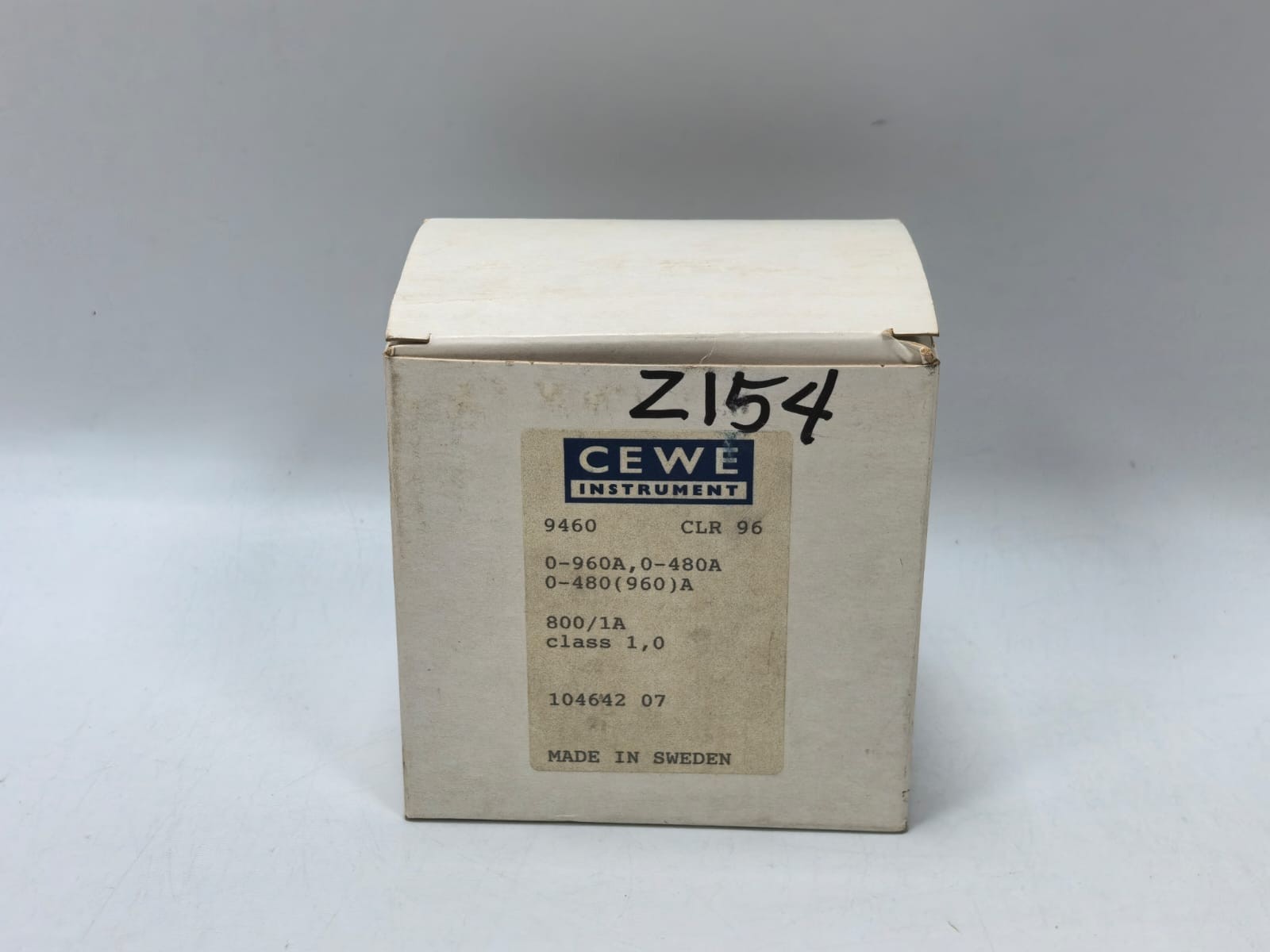 CEWE CLR96 CEWE INSTRUMENTS CLR96 VOLT ANALOG PANEL METER 9460 0-960A, 0-480A 8