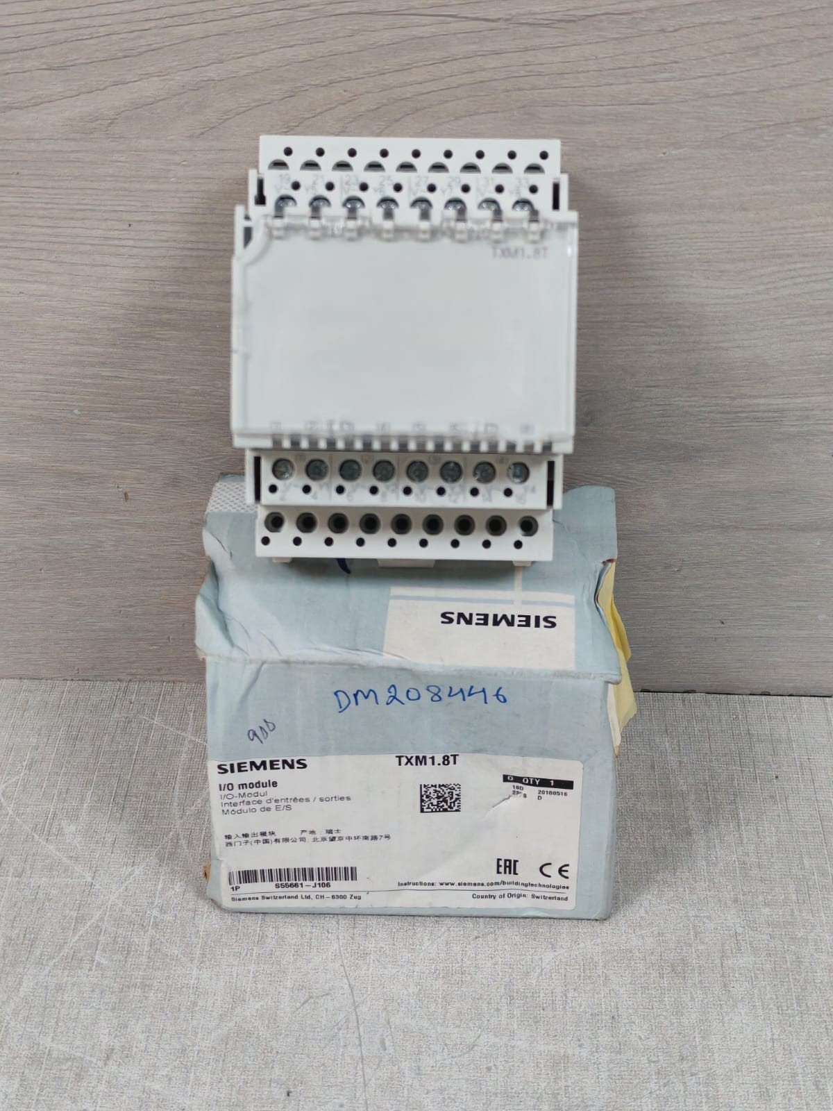 SIEMENS TXM1.8T INPUT/OUTPUT INTERFACE