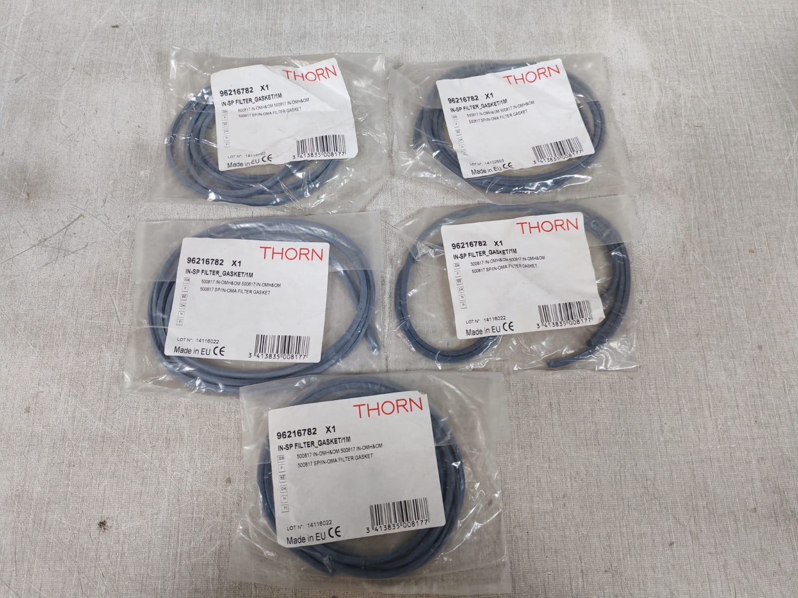 Thorn 96216782 X1 THORN 96216782 X1 IN-SP FILTER GASKET/1M 6