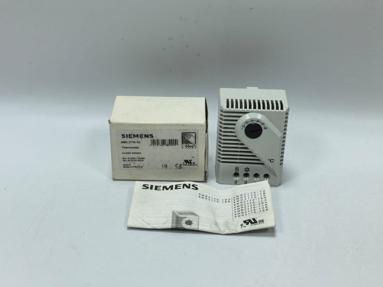 SIEMENS 8MR 2170-1A THERMOSTAT AC230V 50/60HZ