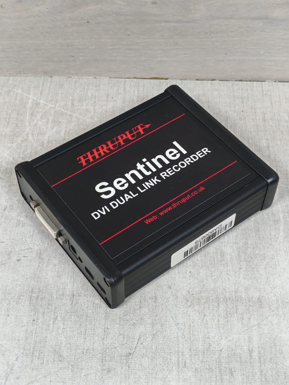 THRUPUT SENTINEL TX DVI THRUPUT SENTINEL TX DVI(DL) DUAL LINK RECORDER 3