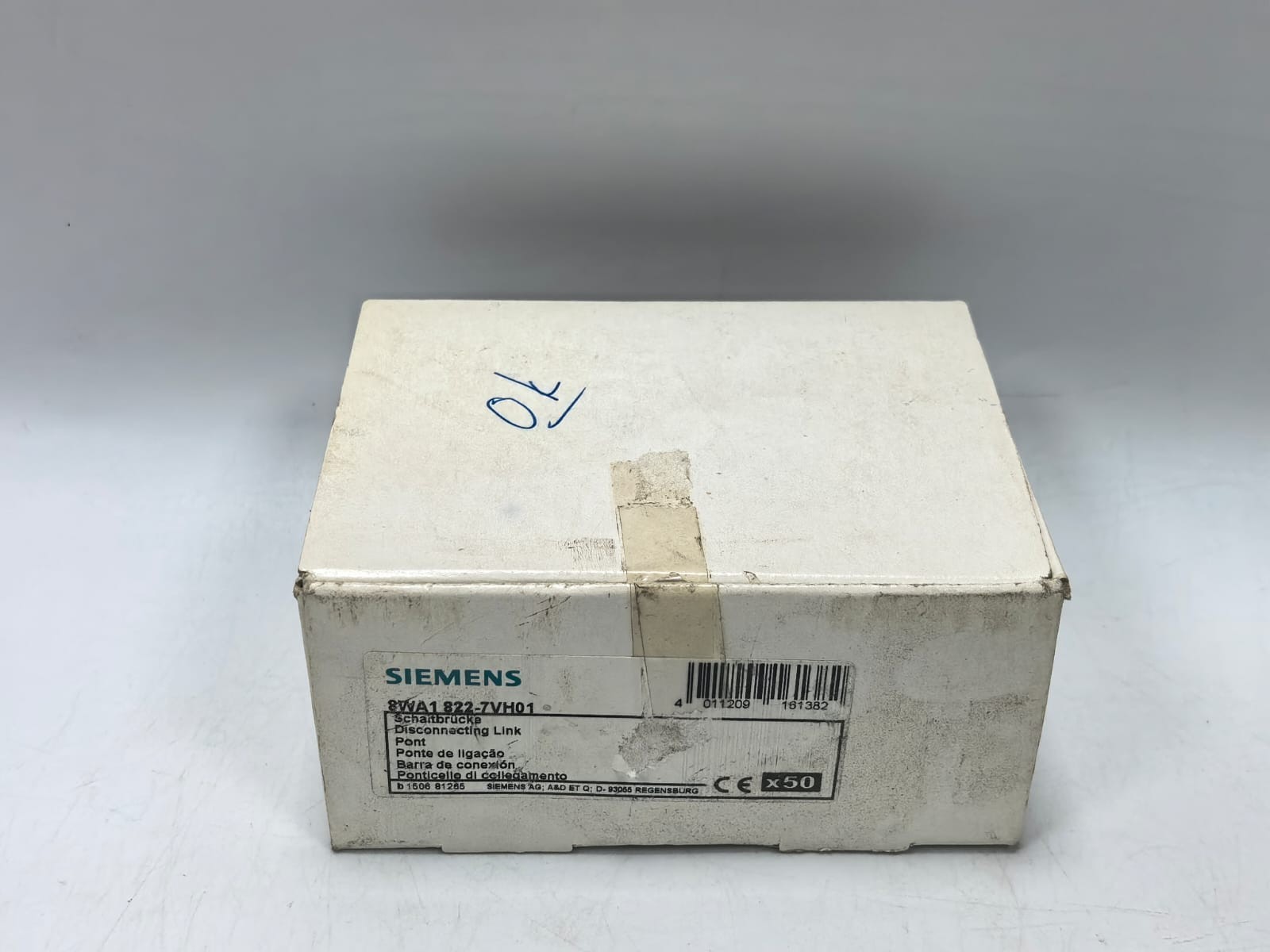 Siemens 8WA1 822-7VH01 SIEMENS 8WA1 822-7VH01 DISCONNECTING LINK /CONNECTION BRIDGE 5