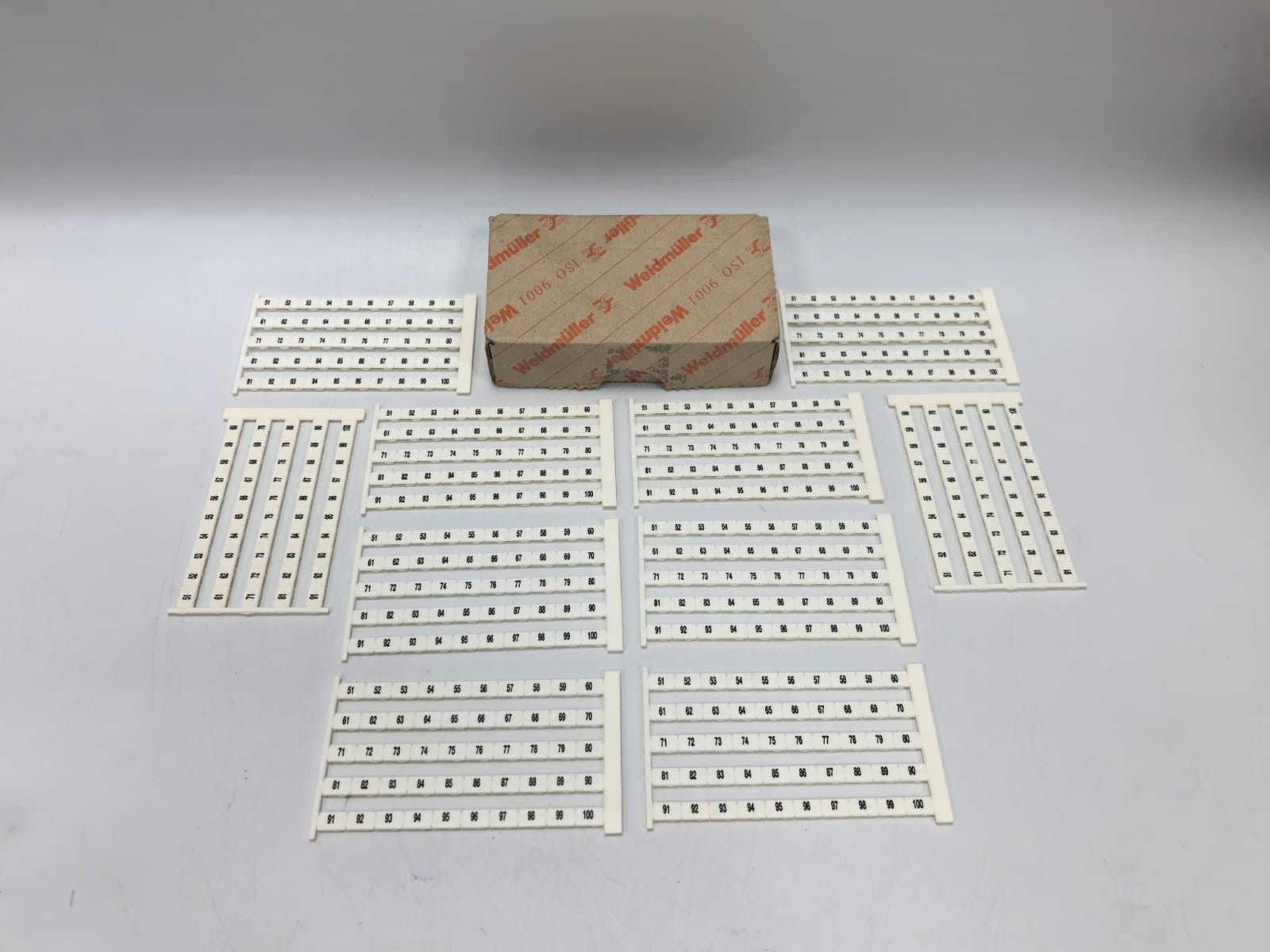 WEIDMULLER DEK 8 FW 51-100 TERMINAL MARKER 1653340001