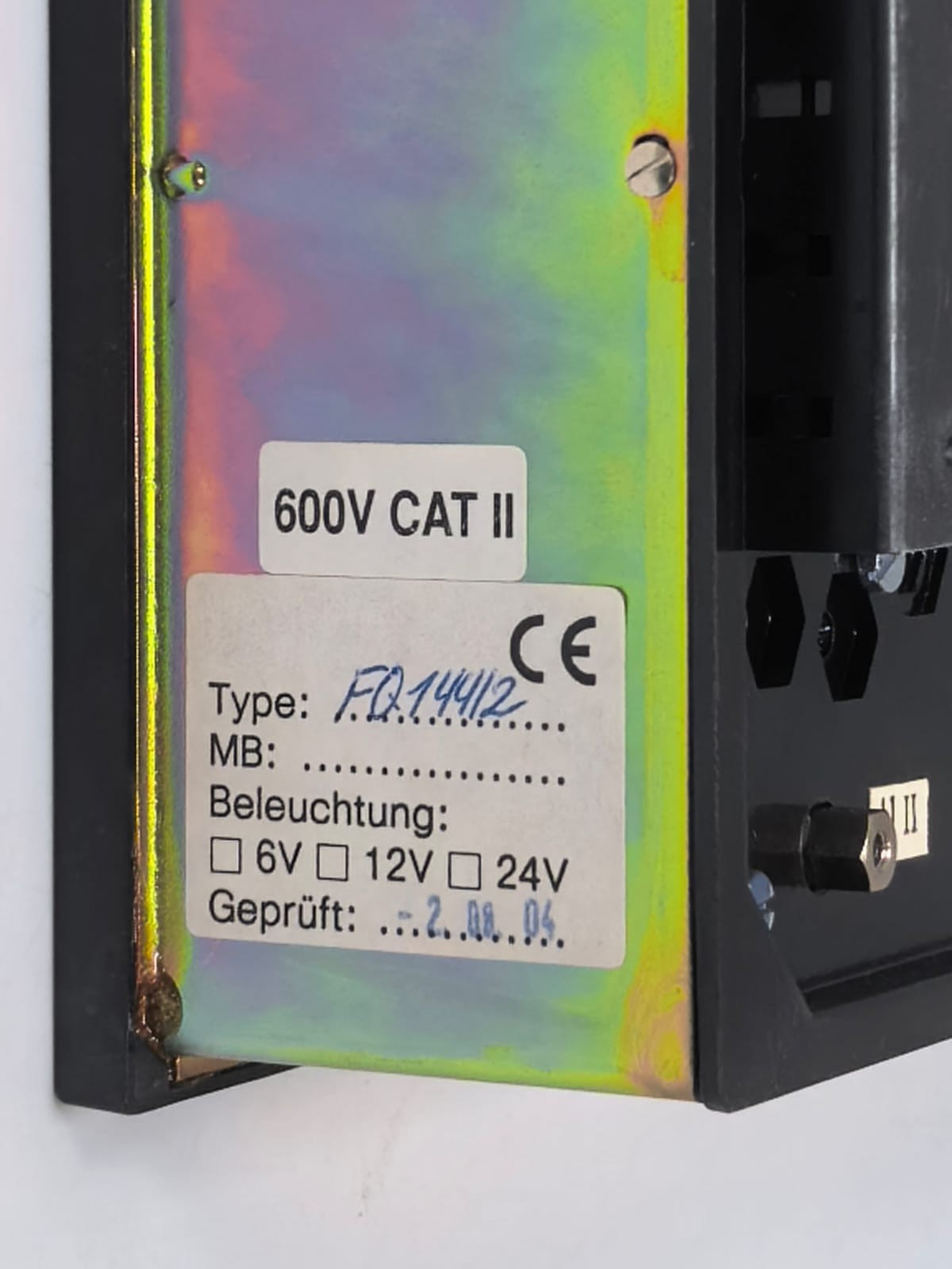 CEWE INSTRUMENTS FQ144/2 CEWE INSTRUMENTS FQ144/2 FREQUENCY METER 600V CAT II 5