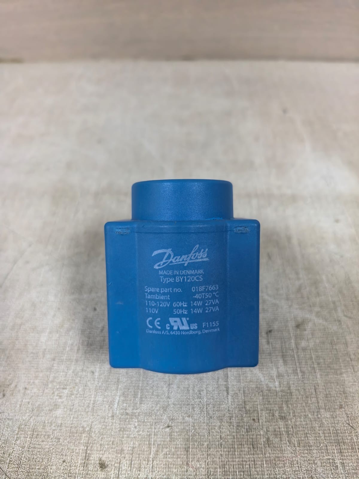 Danfoss BY120CS 018F7663 DANFOSS BY120CS 018F7663 SOLENOID COIL 3